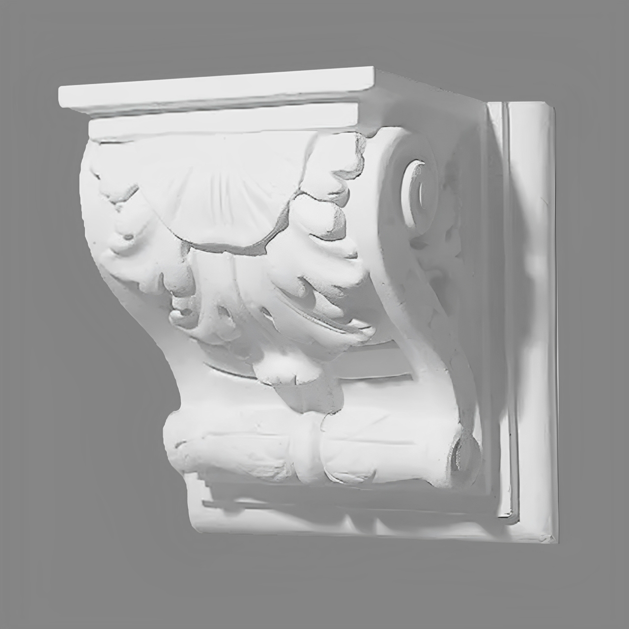 PROVISTON | Console en plâtre Peterborough | Moulures décoratives en plâtre | 235 x 225 mm 