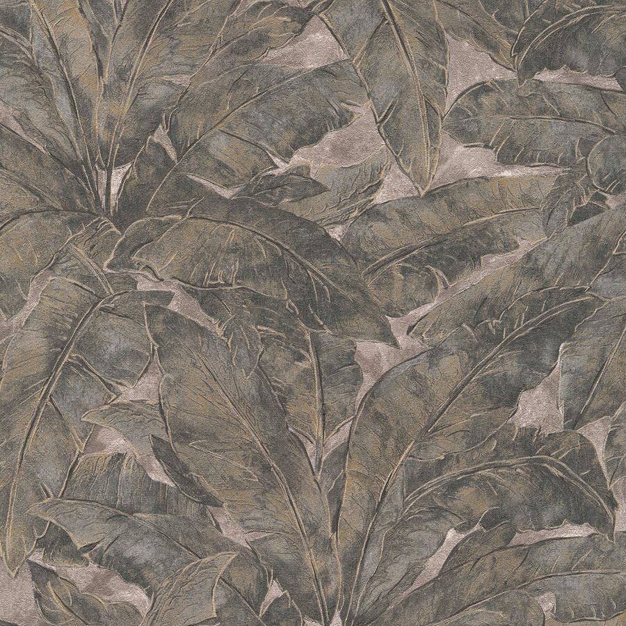 A.S. Creation Metropolitan Stories | 369271 | papier peint intissé floral | 0.53 m x 10.05 m | gris