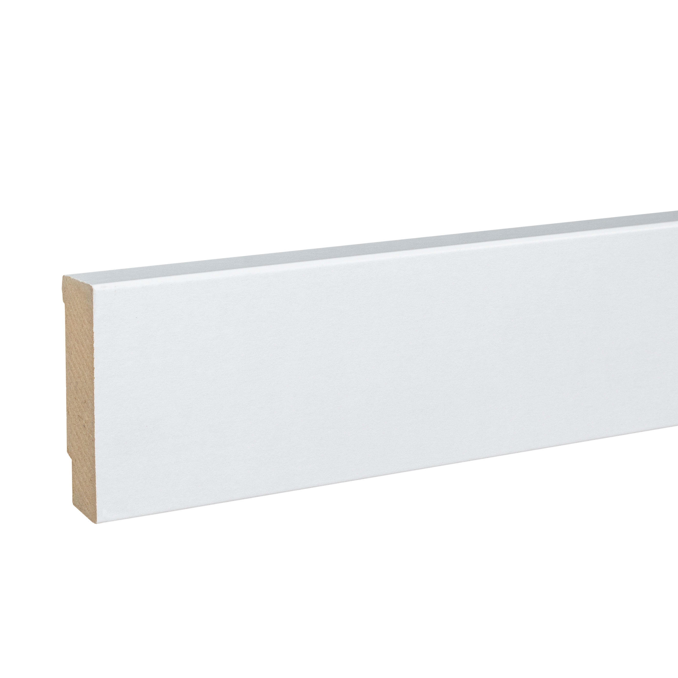 Plinthe "Herford" 721.1658 MDF 16 x 58 x 2500 mm Blanc Plinthe PROVISTON