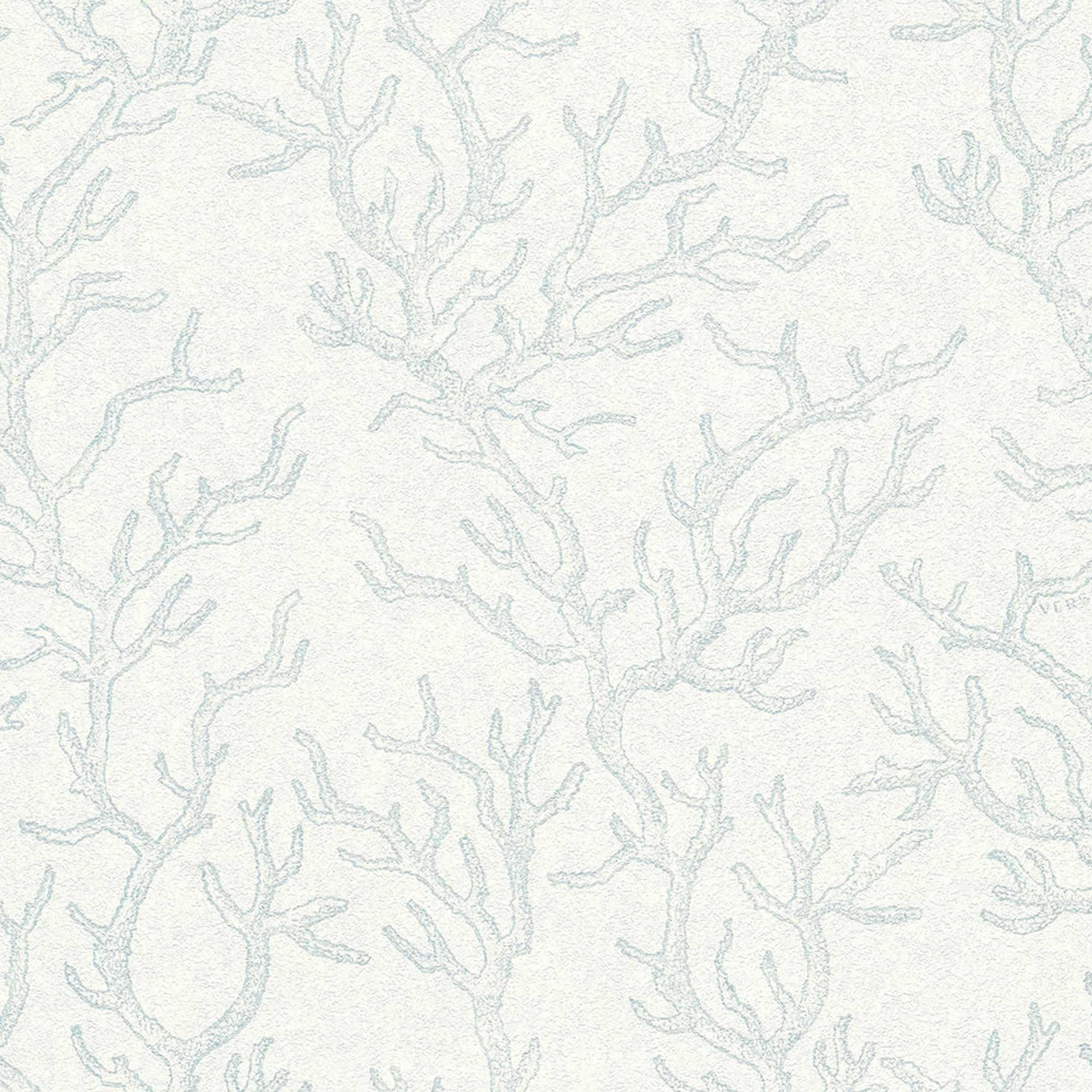 A.S. Creation Versace 3 | 344972 | papier peint intissé nature | 0.70 m x 10.05 m | bleu