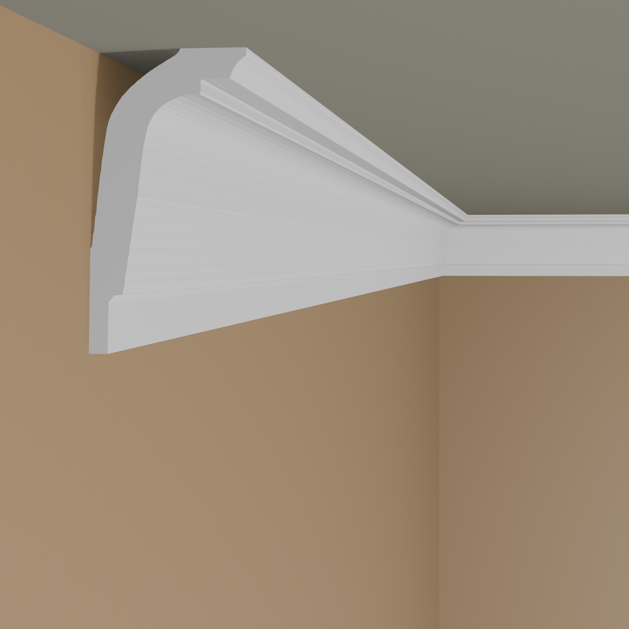 Moulure de plafond sobre Marbet E-35 | 45 x 67 mm | polystyrèn