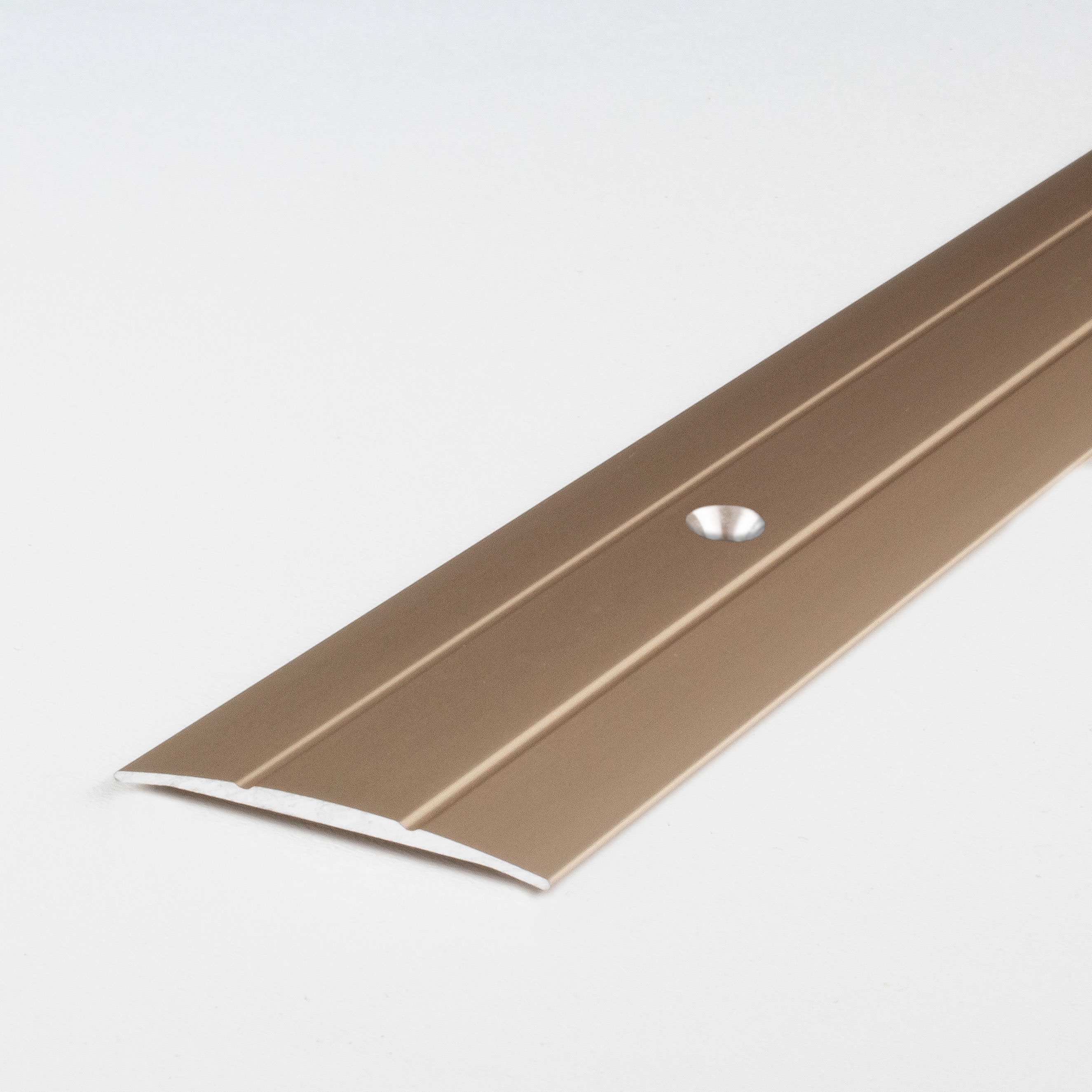 PROVISTON Profilé de transition Den Helder H 2.5 mm L 38 mm Rail de transition aluminium anodisé