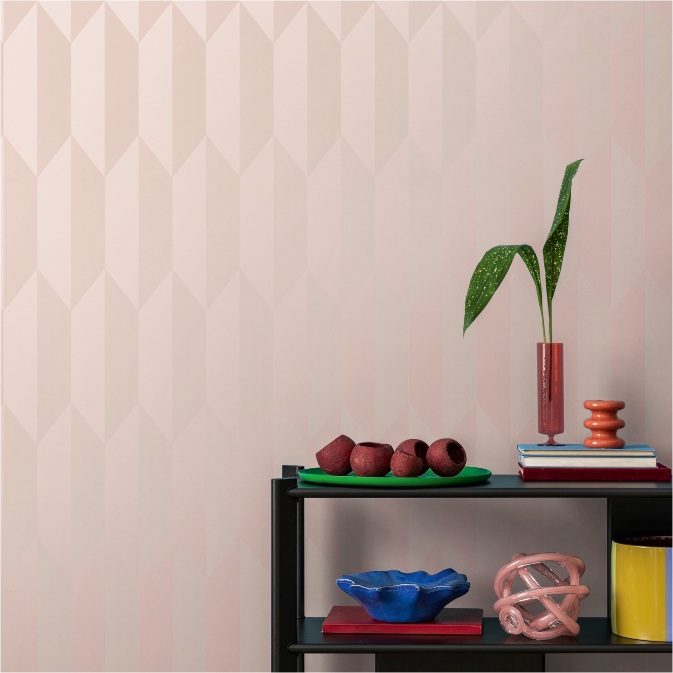 Papier peint intissé 790862 Rose 3D géométrique CosmoLiving by Cosmopolitan A.S. Creation