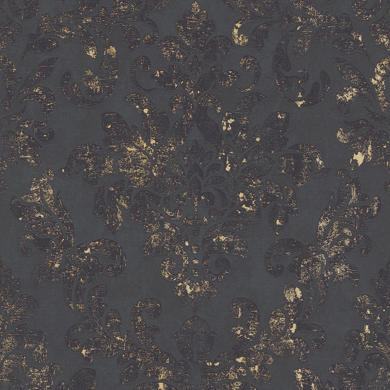 A.S. Creation Neue Bude 2.0 | 374132 | papier peint intissé vintage | 0.53 m x 10.05 m | noir