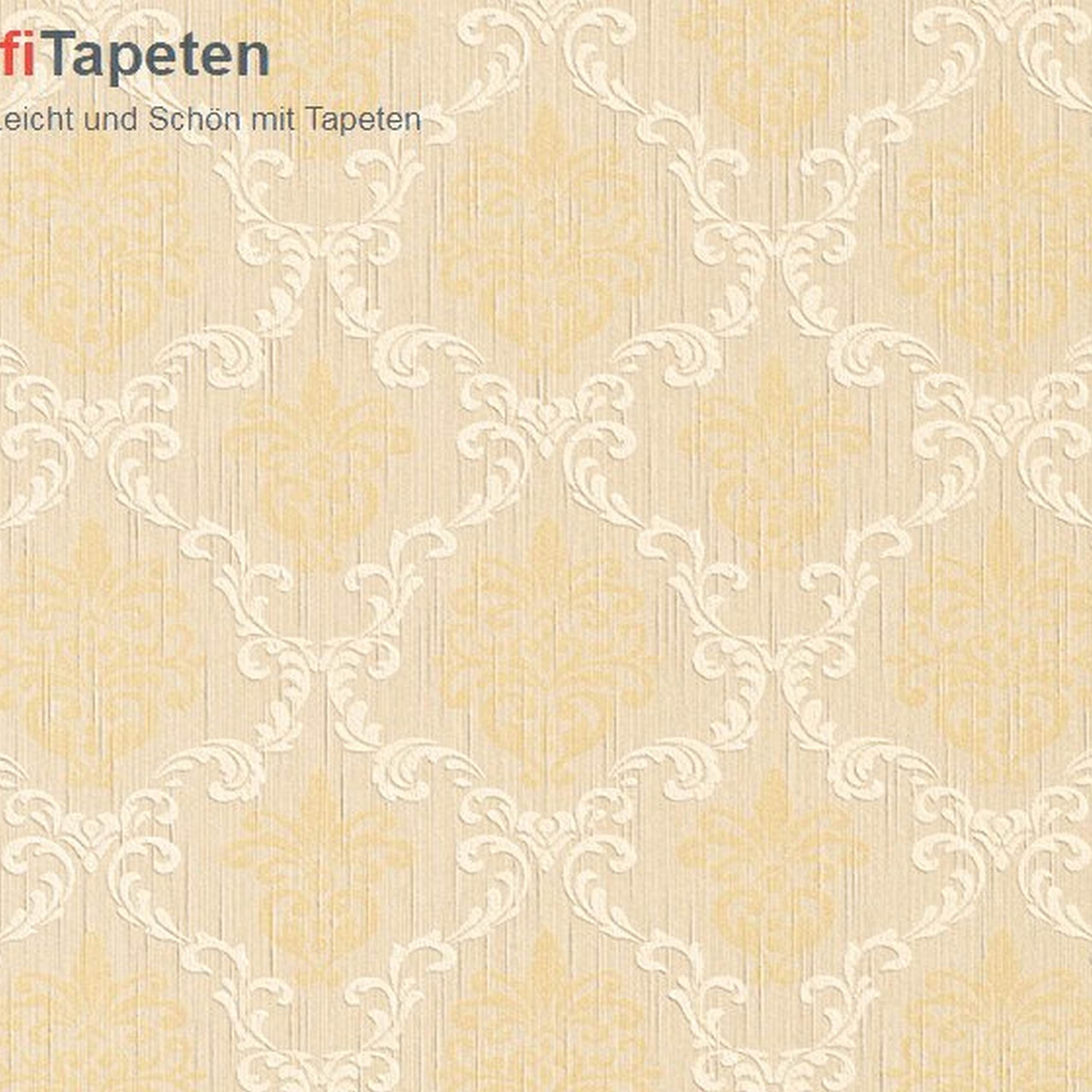 A.S. Creation Tessuto | 956292 | papier peint intissé baroque | 0.53 m x 10.05 m | beige