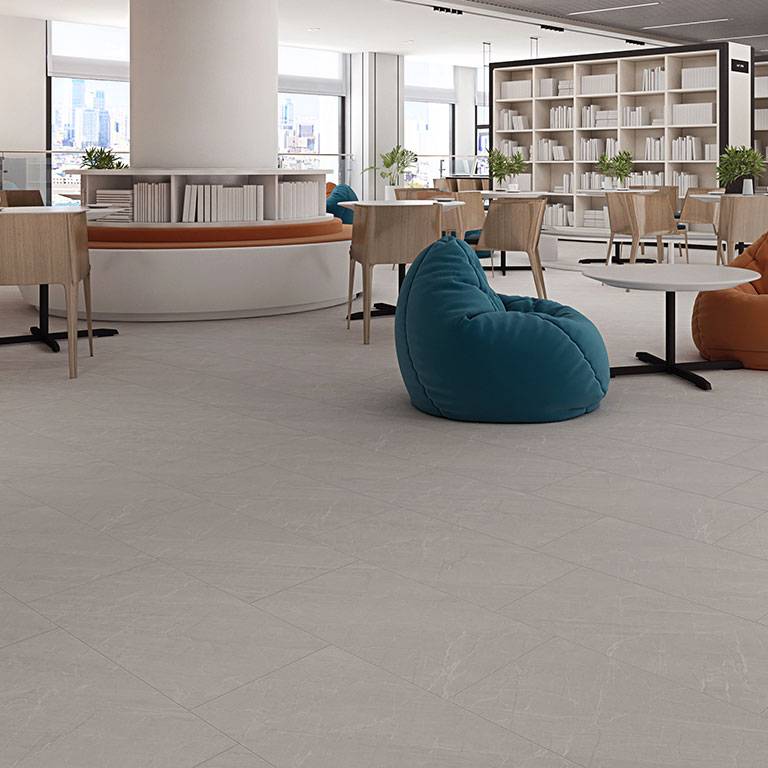 Check One Sol vinyle PVC 2141 Grillo 620 x 310 x 5 mm Vinyle clipsable aspect pierre Botticino
