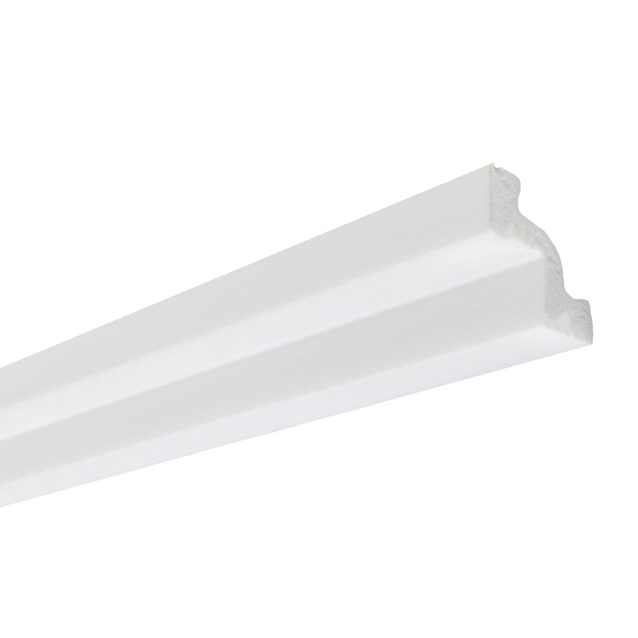 NMC Plinthe de plafond ST2 NOMASTYL 50 x 50 x 2000 mm Polystyrène blanc Plinthe de stuc