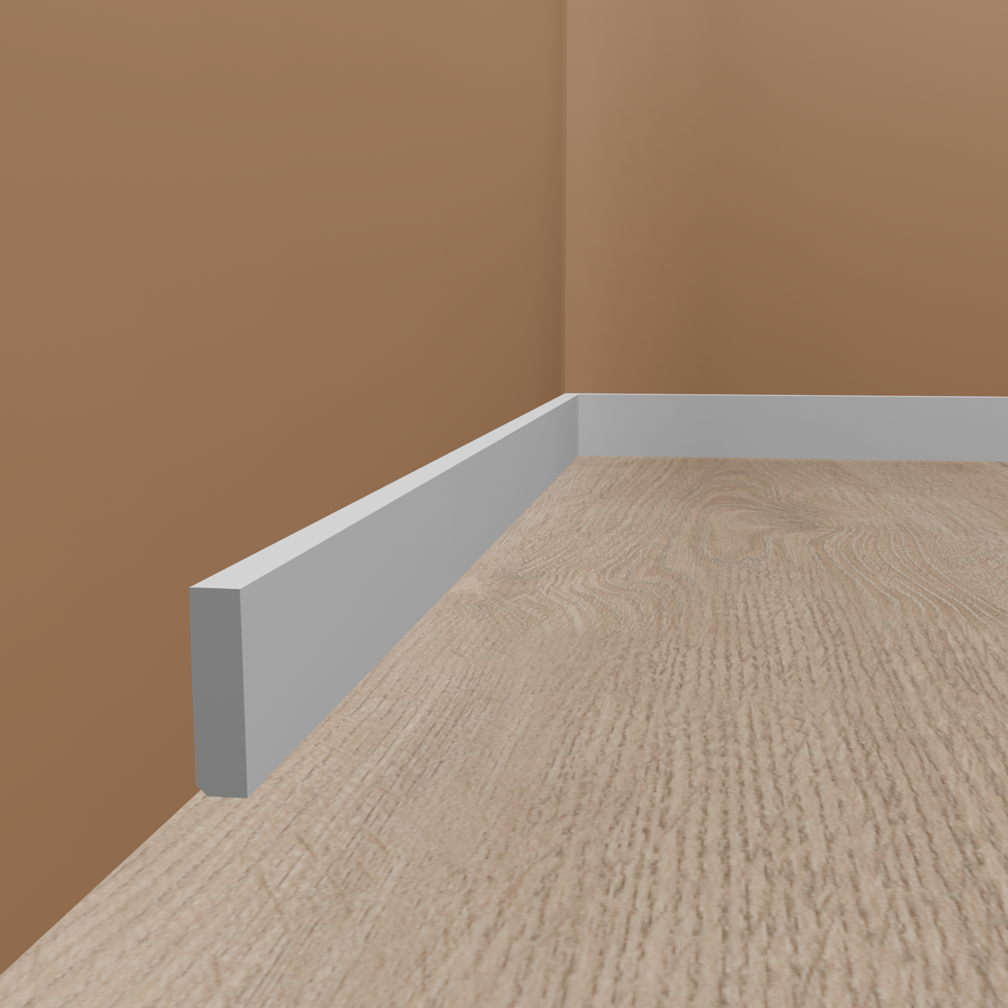 NMC | Plinthe FT2 | WALLSTYL® | 13 x 58 x 2000 mm | Plastique | Blanc