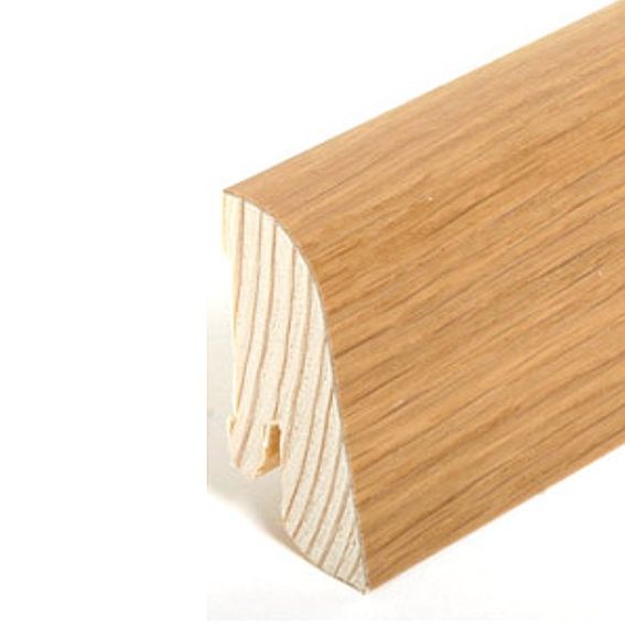 Plinthe "Dresden" placage en bois 22 x 45 x 2500 mm Chêne moderne Plinthe PROVISTON