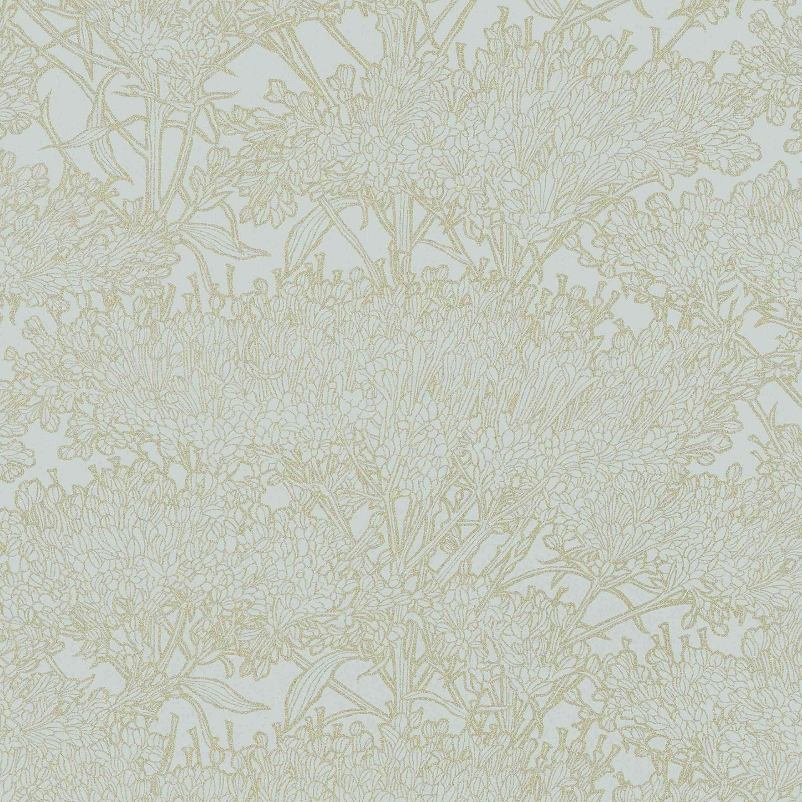 A.S. Creation Absolutely Chic | 369722 | papier peint intissé floral | 0.53 m x 10.05 m | vert
