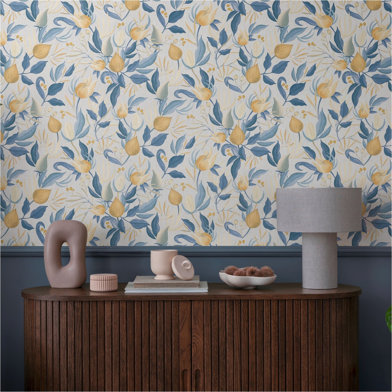 Papier peint intissé 790626 Blanc Floral Feuilles CosmoLiving by Cosmopolitan A.S. Creation