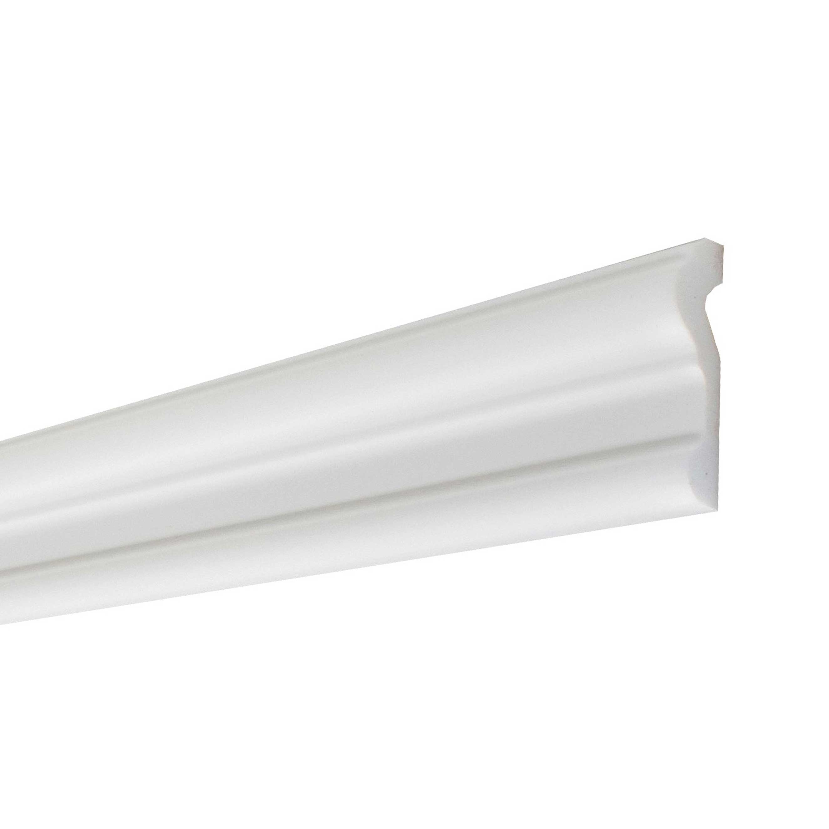Moulure de plafond noble NMC NOMASTYL N 20 x 70 mm polystyrène léger blanc