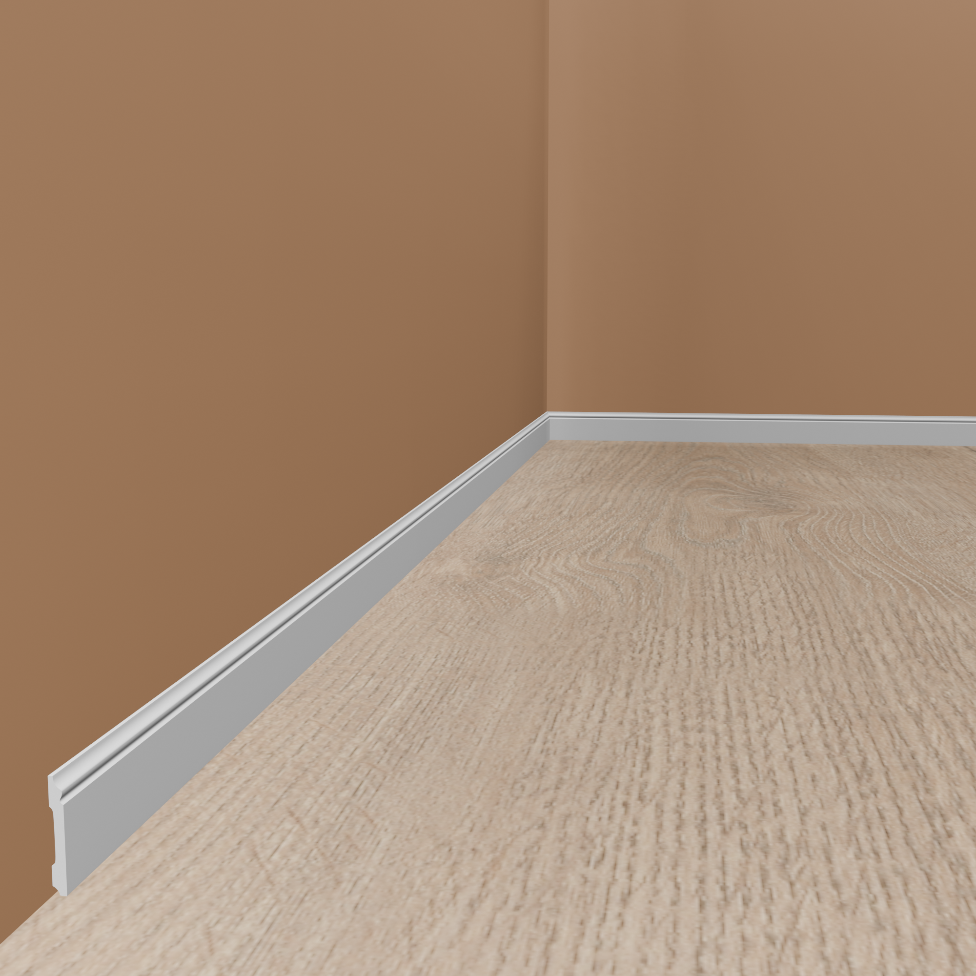 Plinthe chic NMC FLOORSTYL FL1 12 mm x 80 mm x 2000 mm polystyrène