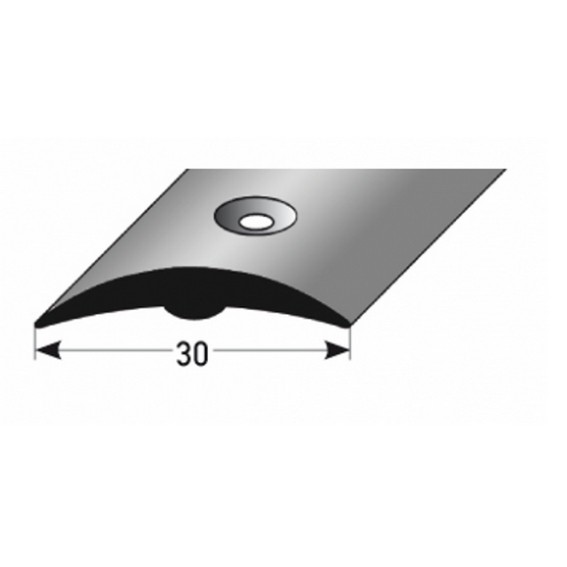 Barre de seuil PVC | profilé de transition | 30 mm | largeur | en PVC rigide | type 358 | à visser