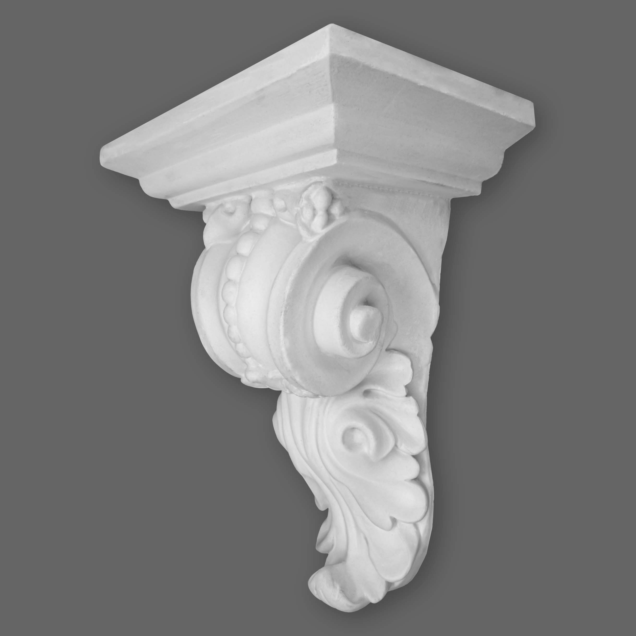 PROVISTON | Console en plâtre Thunder Bay | Moulures décoratives en plâtre | 227 x 300 mm 