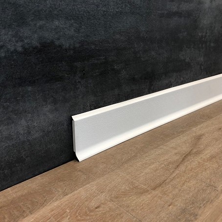 Plinthe "Rimini" PVC expansé 12.8 x 60 x 2500 mm Lèvre souple teintée PROVISTON
