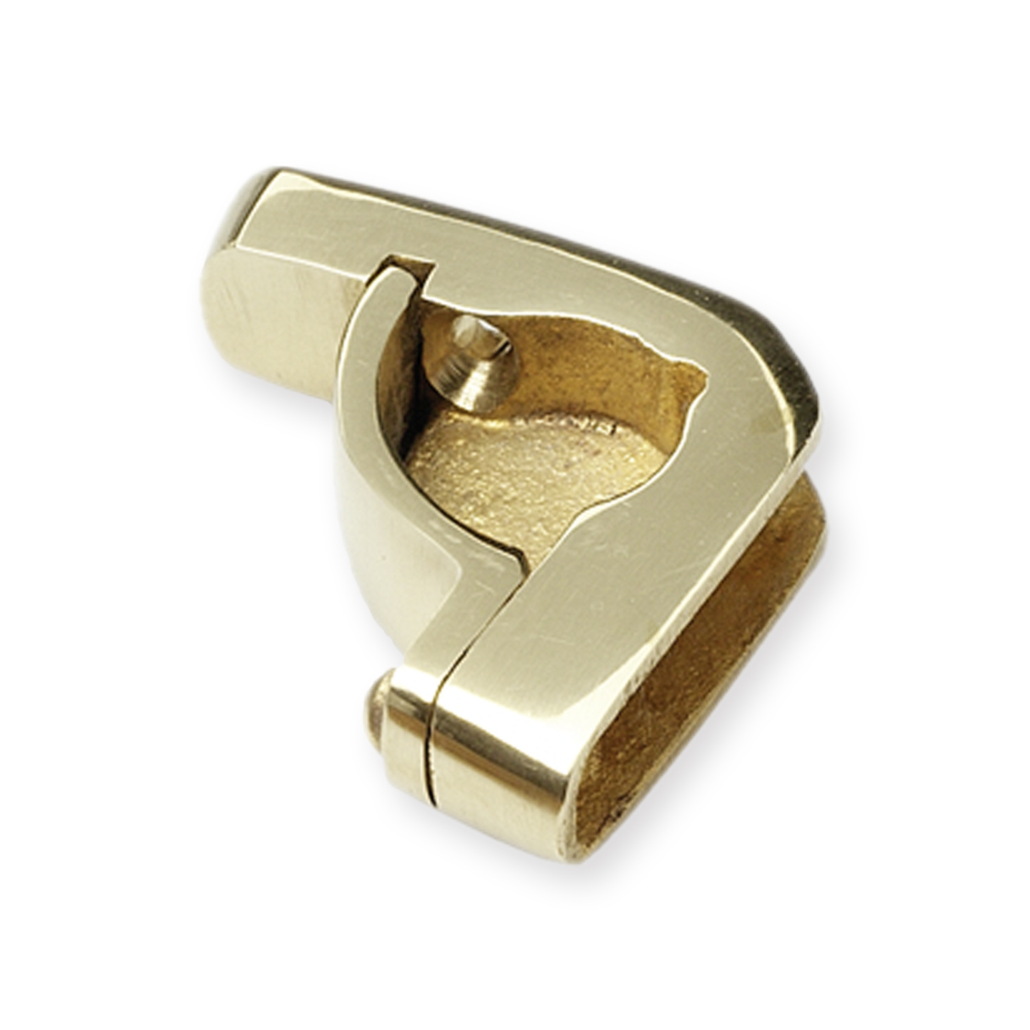 Oeillets d'angle triangulaires 16 x 16 mm pour tringles d'escalier fermé sur le côté Laiton Küberit