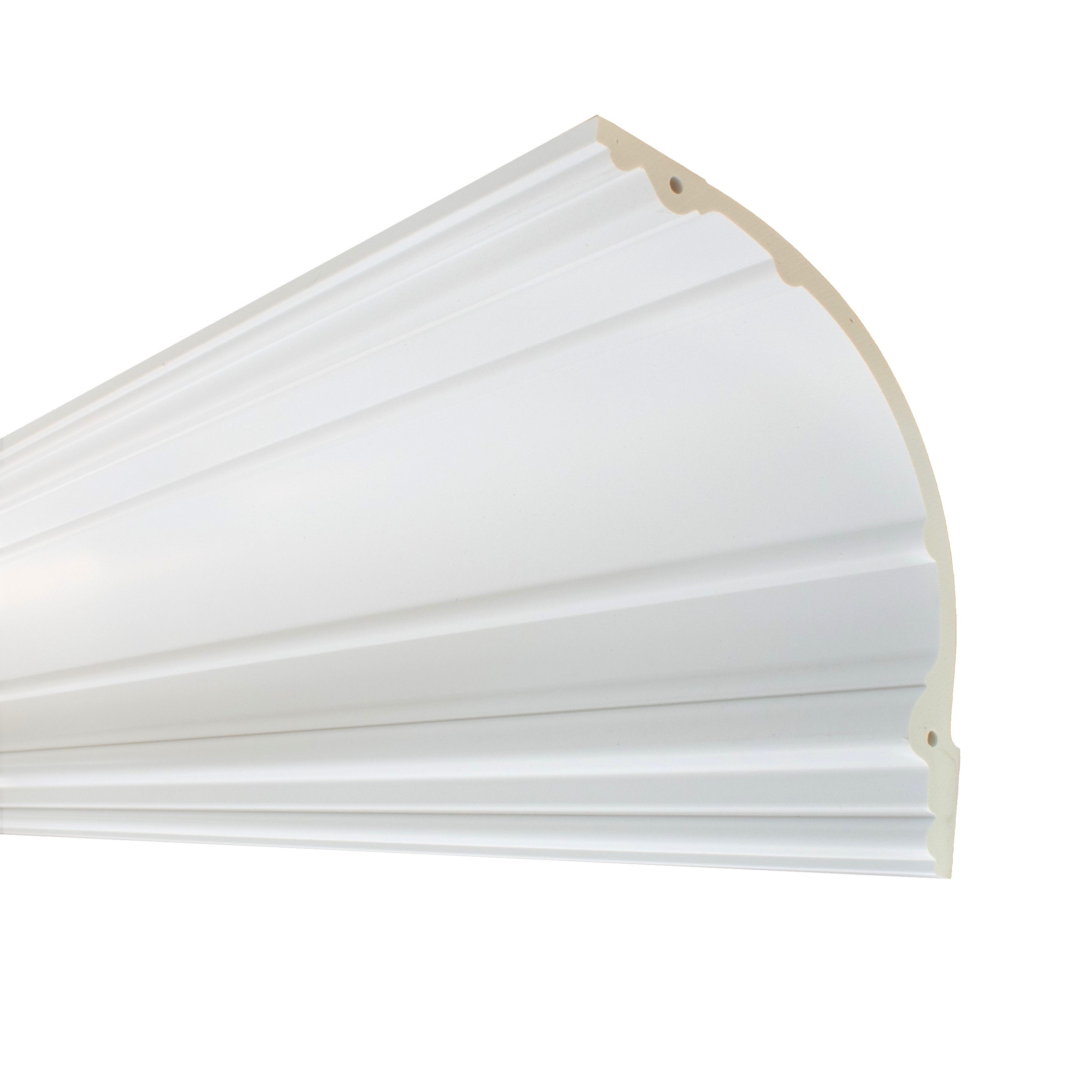 Moulure de plafond noble NMC ARSTYL Z40 170 x 175 mm polyuréthane résistant à l'impact blanc