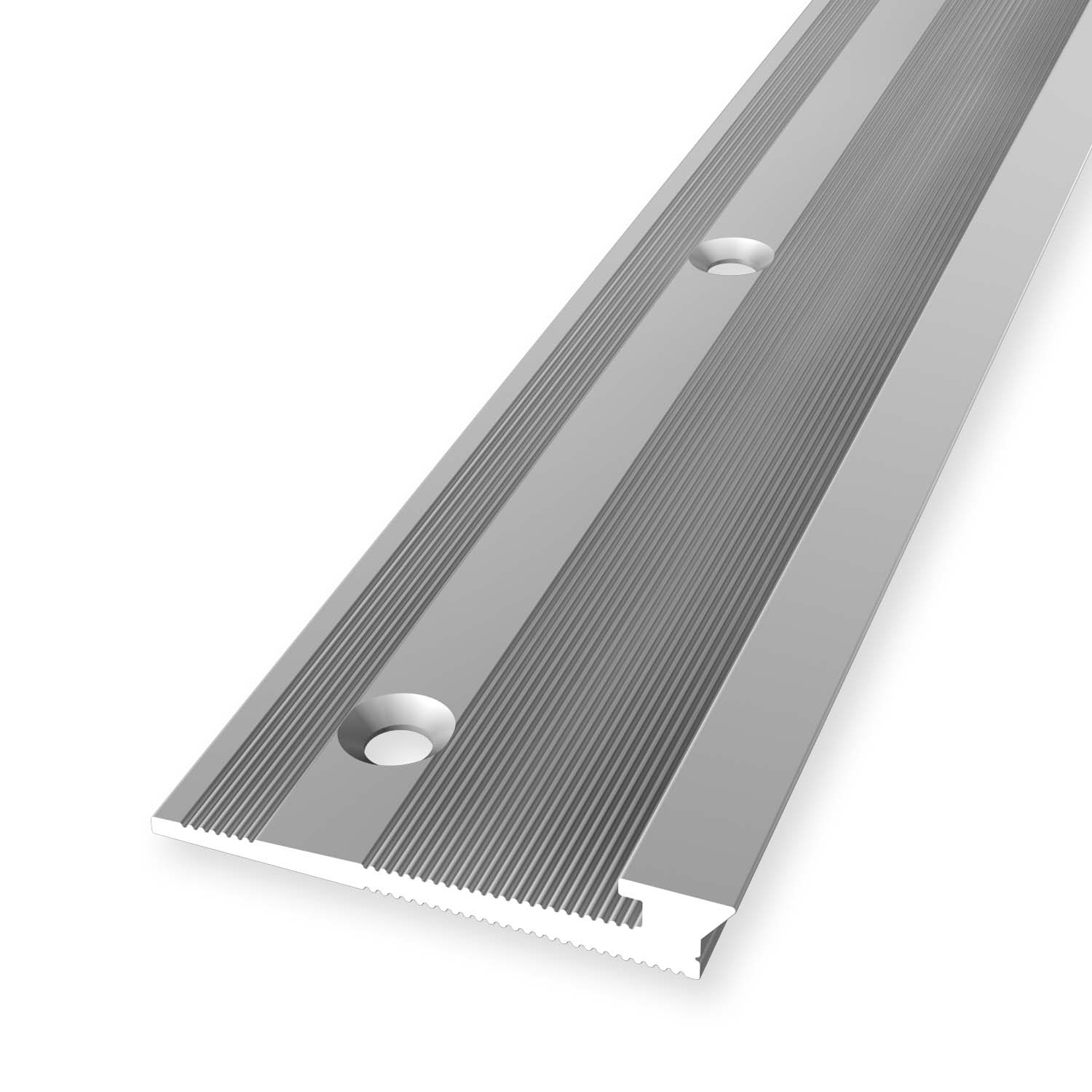 Profilé de finition 6 x 36 x 2700 mm Aluminium Profilé d'arrêt Lisse Argent Küberit