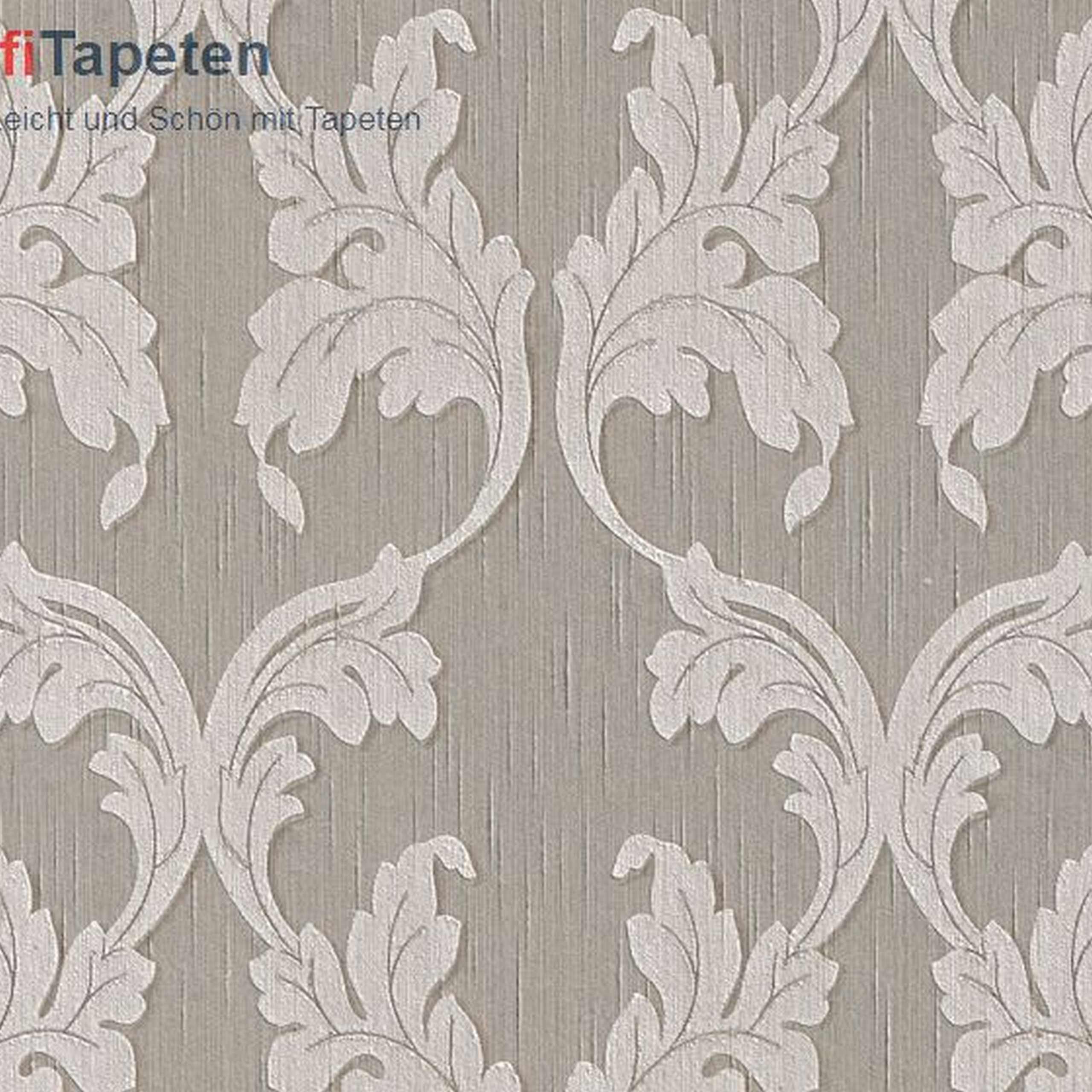 A.S. Creation Tessuto | 956286 | papier peint intissé baroque | 0.53 m x 10.05 m | beige