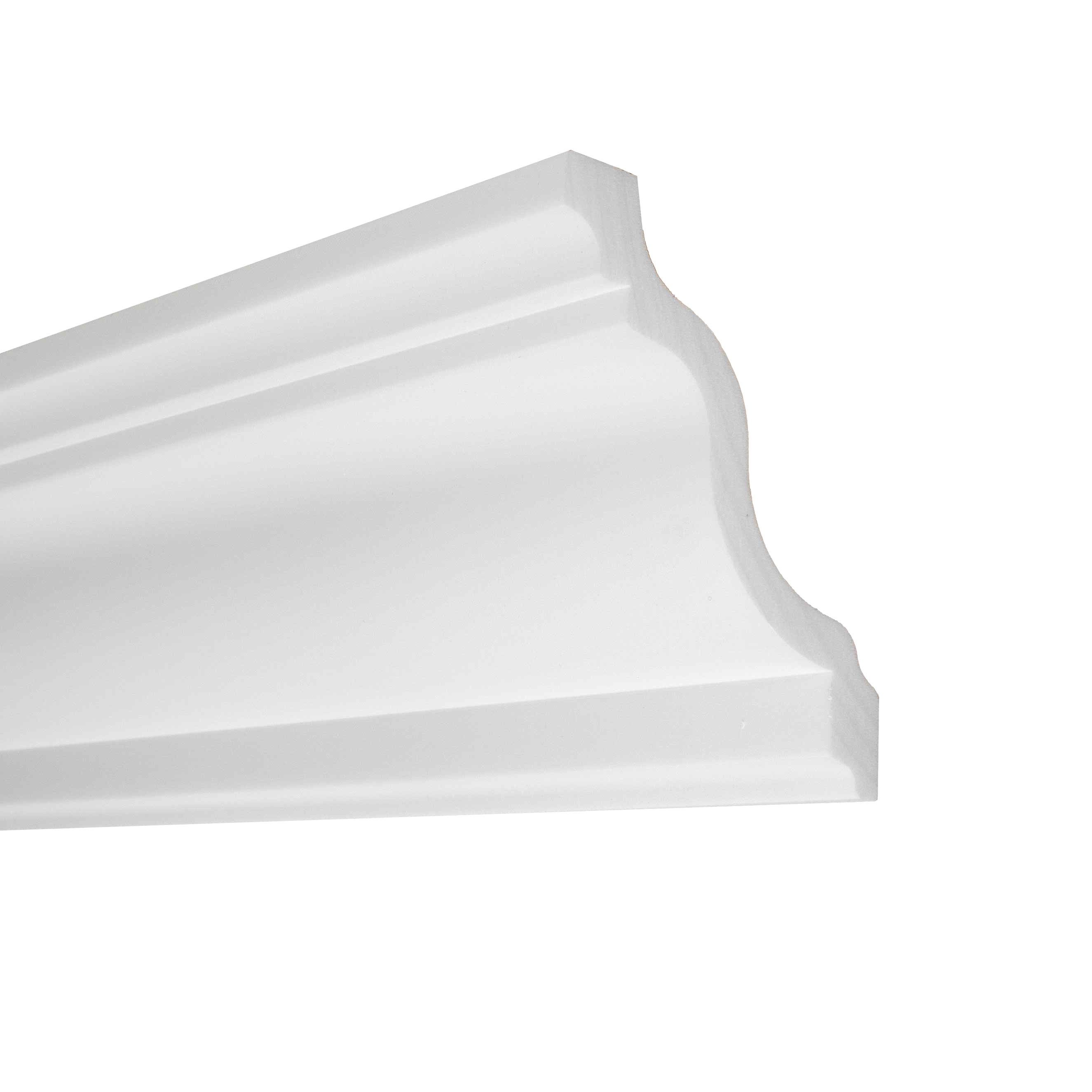 Moulure de plafond tendance NMC WALLSTYL WT11 130 x 105 mm polystyrène résistant à l'impact blanc