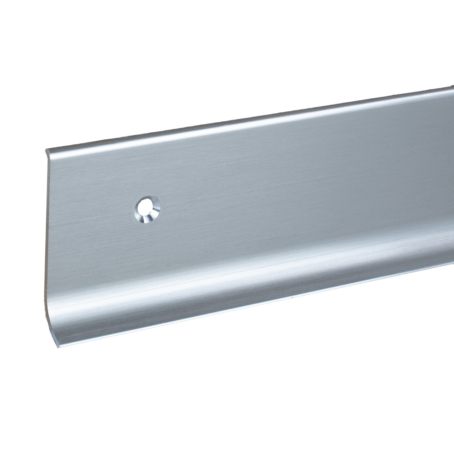 Plinthe aluminium en différentes hauteurs 40 - 80 mm fixations couleurs