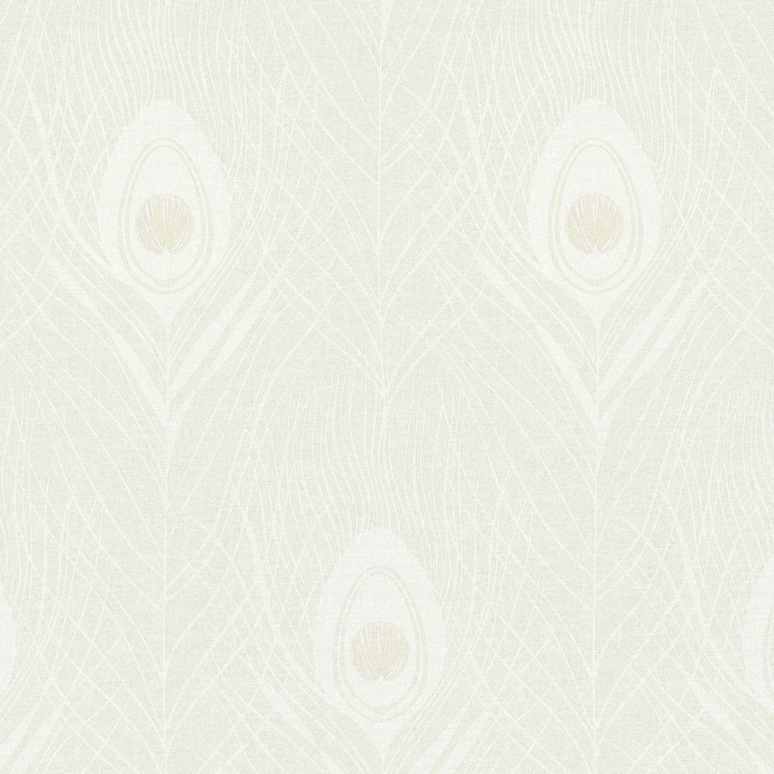 A.S. Creation Absolutely Chic | 369711 | papier peint intissé animaux | 0.53 m x 10.05 m | écru