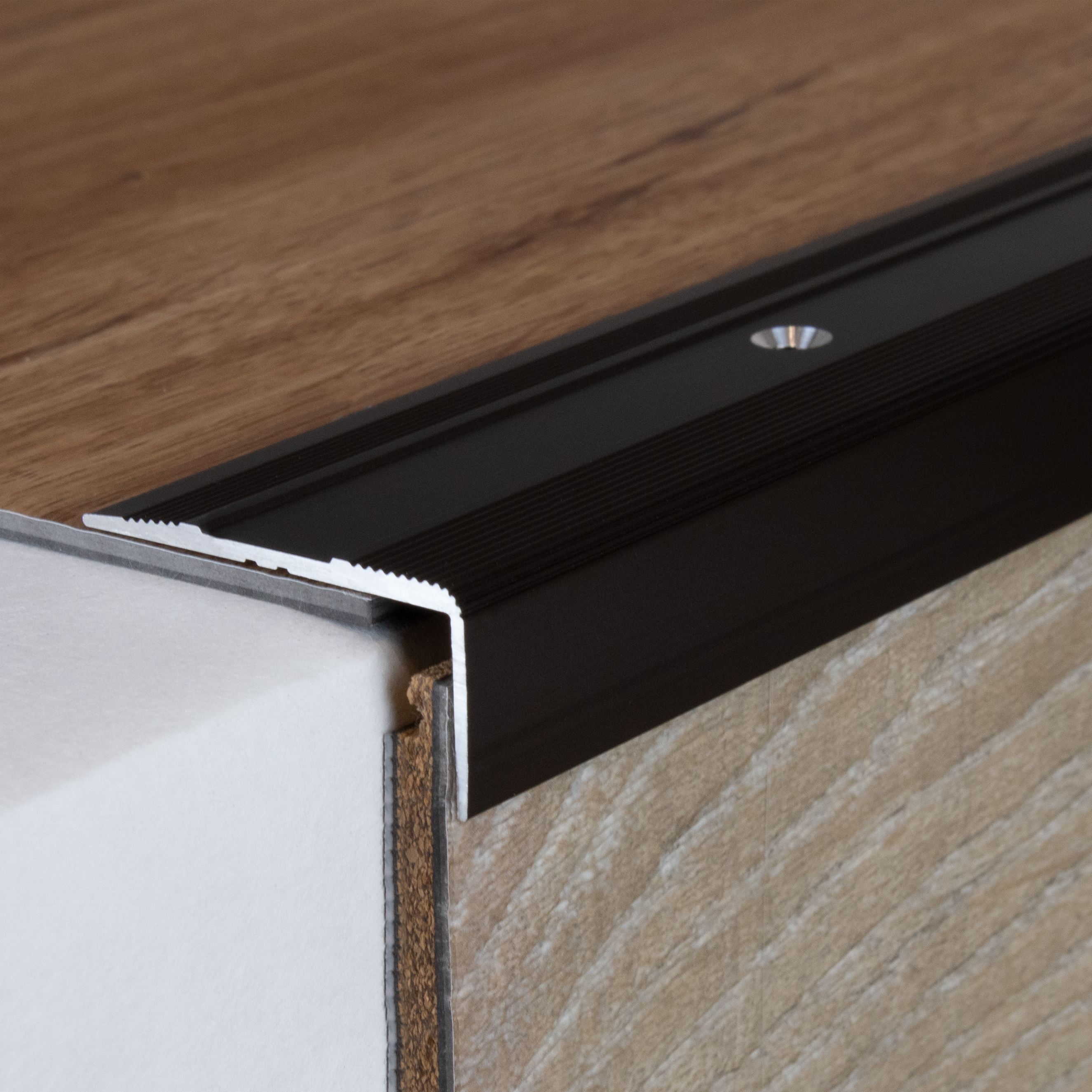 Nez de marche 15 x 36 mm | aluminium anodisé
