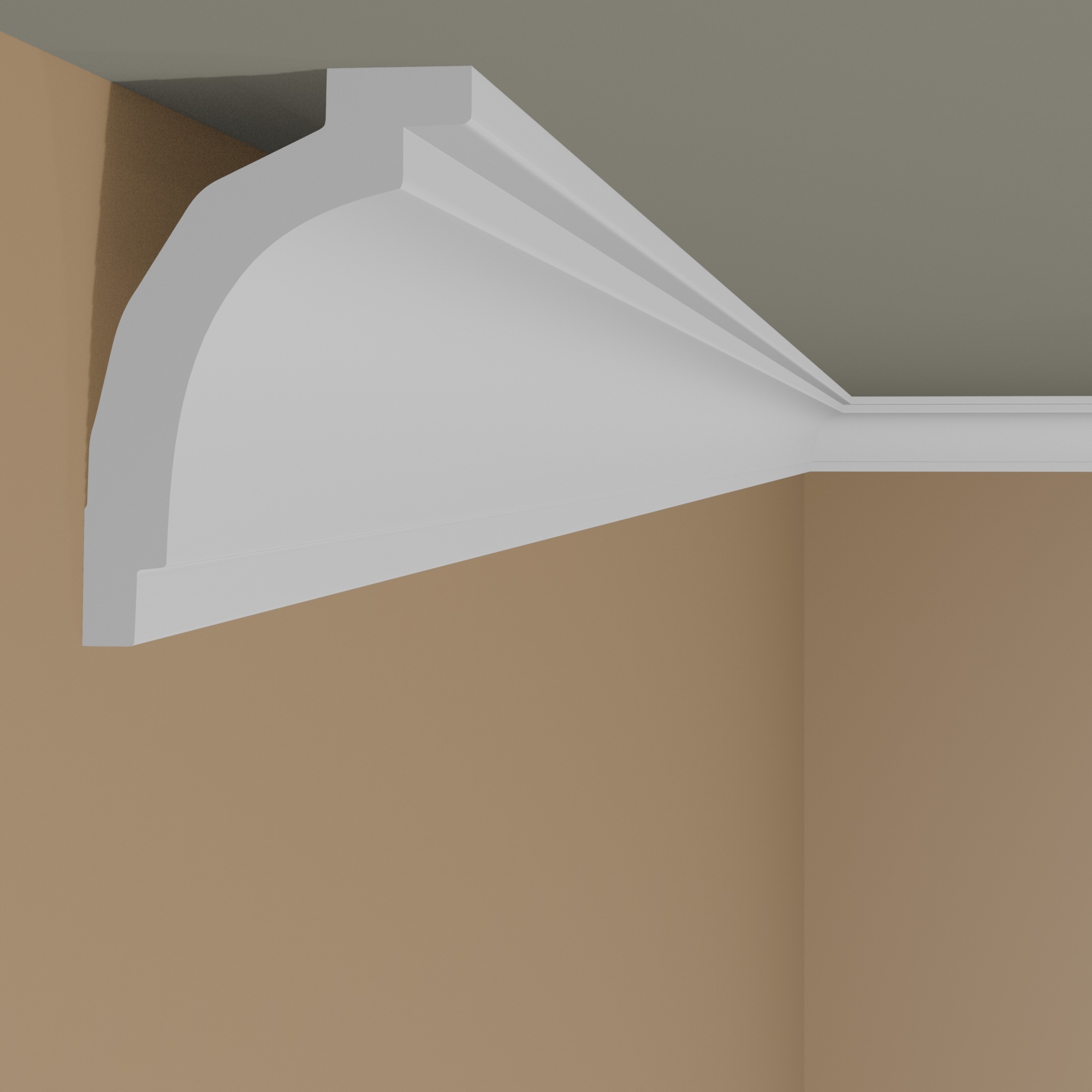 Moulure de plafond de qualité | 55 x 68 mm | polystyrène 