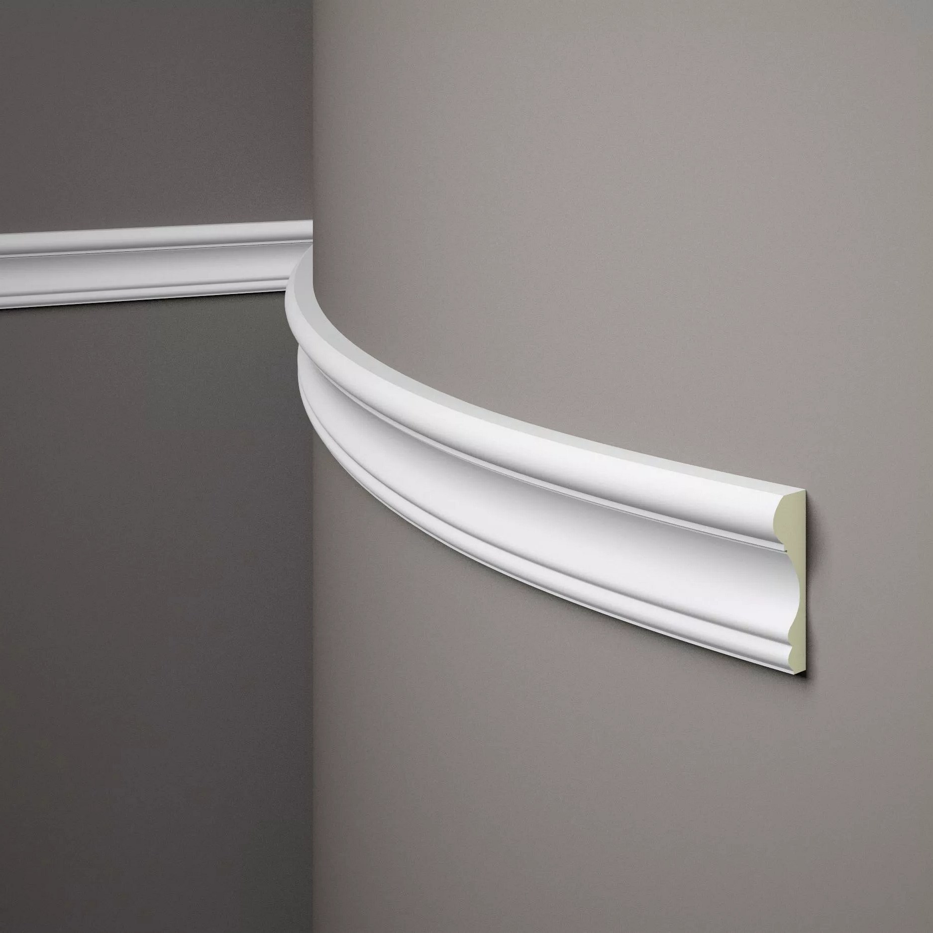 Mardom cimaise flexible MDD311F Profoam 25 x 85 x 2000 mm Blanc Moulure flexible