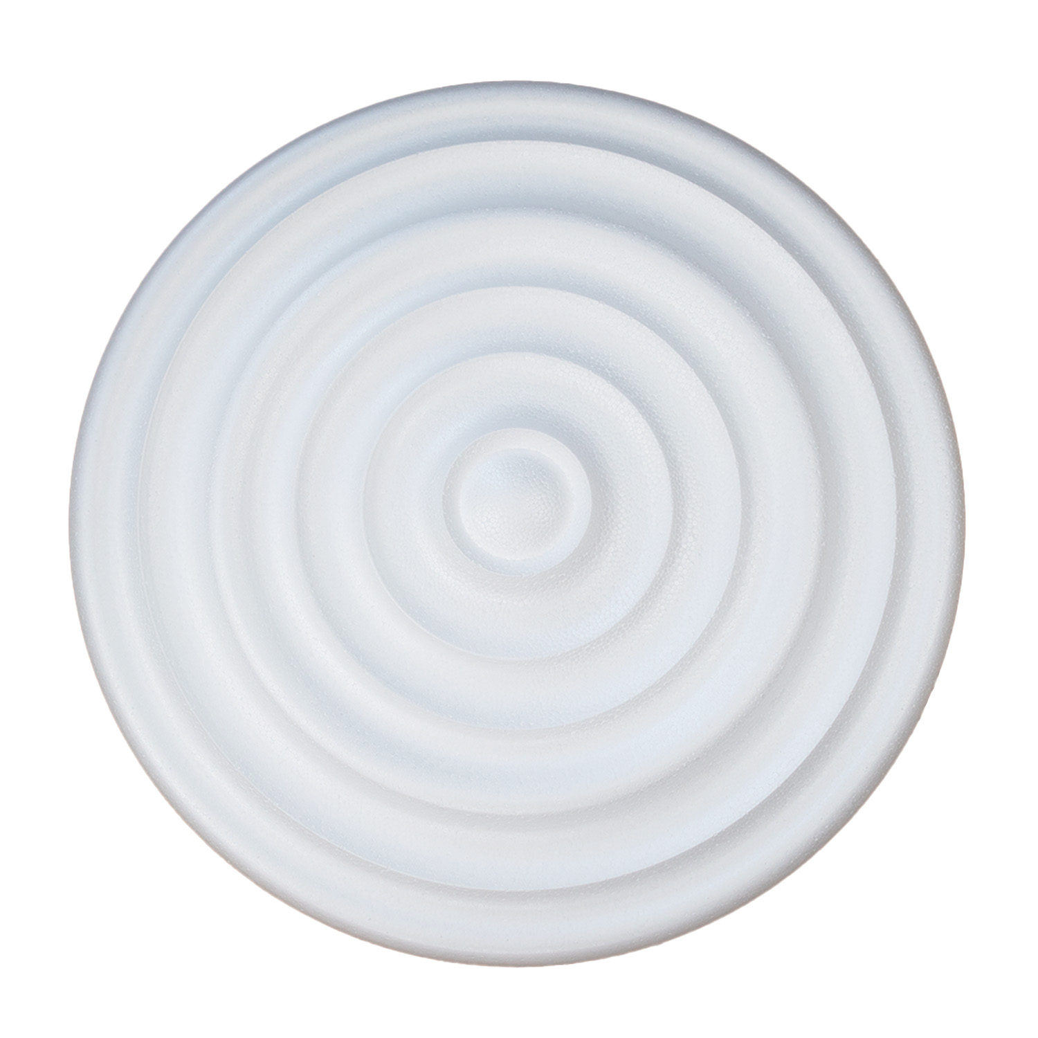 Rosace simple Marbet R-1 | Ø 40 cm | polystyrène léger blanc