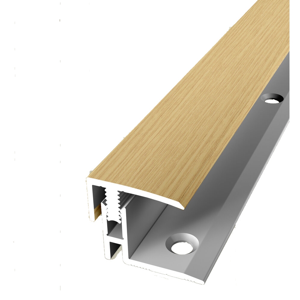 Küberit 560 Mono-Clip  | Profilé d'arrêt | Largeur:21 mm | Rattrapage parquet | Épaisseur:12-17 mm