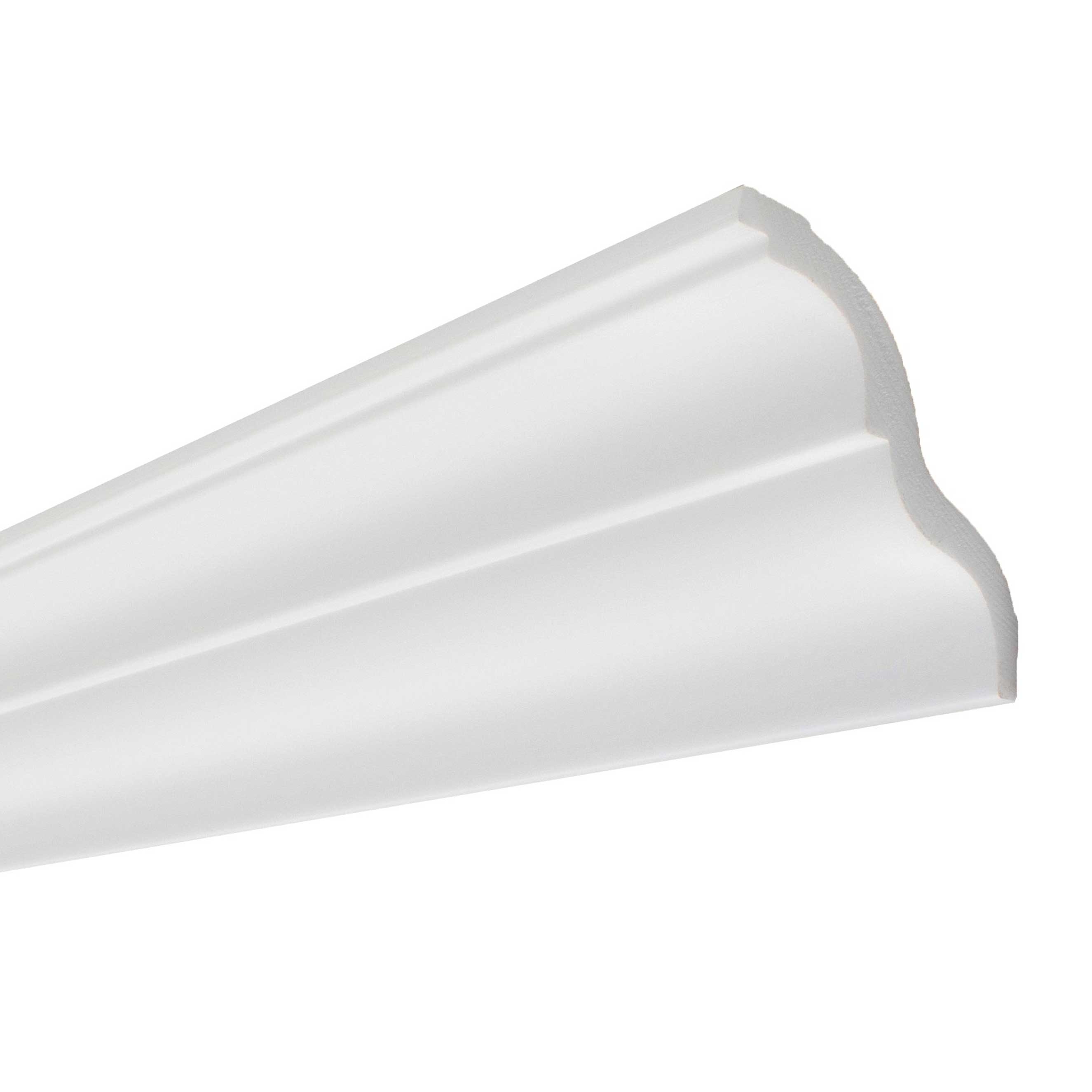 Moulure de plafond moderne NMC NOMASTYL AT 95 x 100 mm polystyrène léger blanc