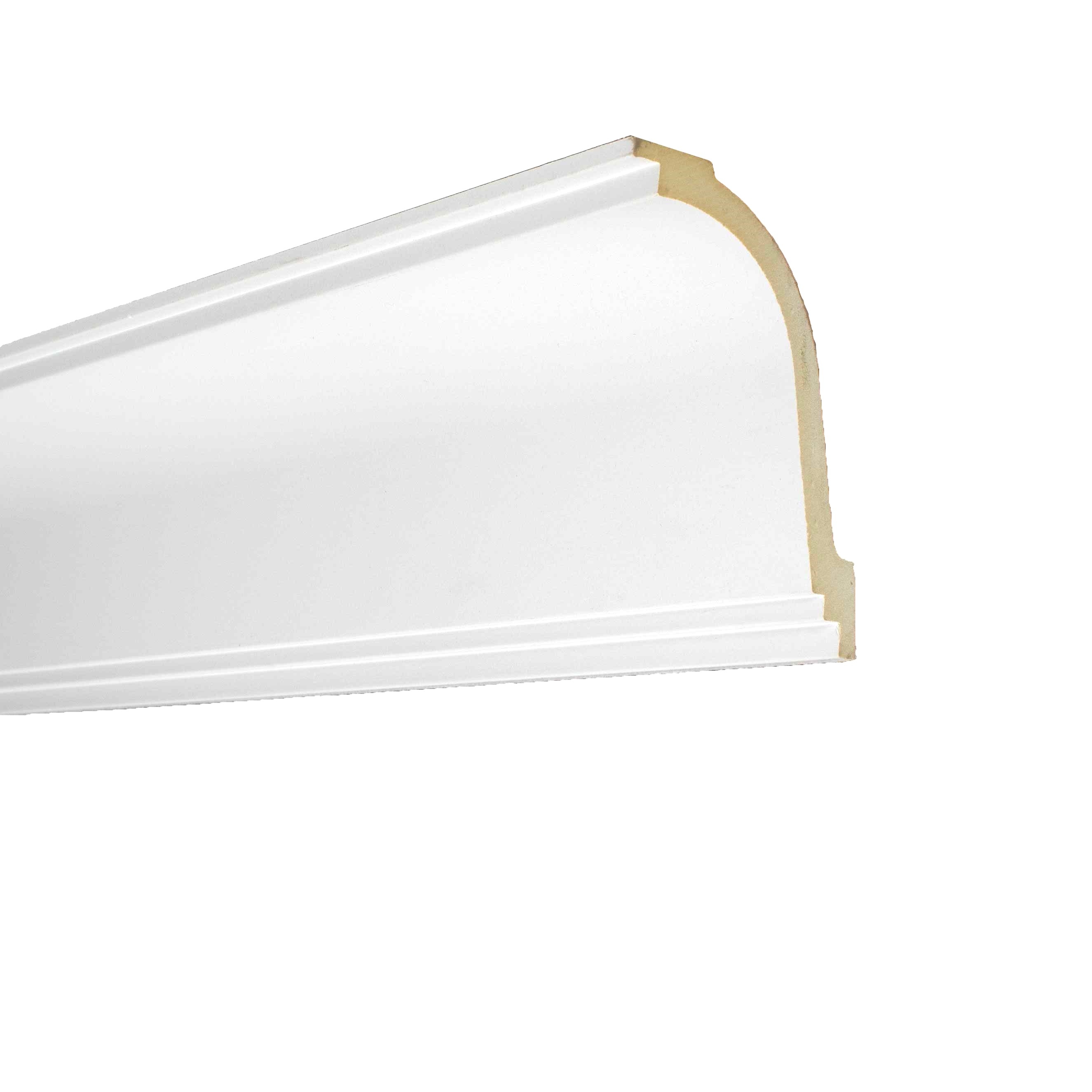 Moulure de plafond magnifique NMC ARSTYL Z17 115 x 80 mm polyuréthane résistant à l'impact blanc