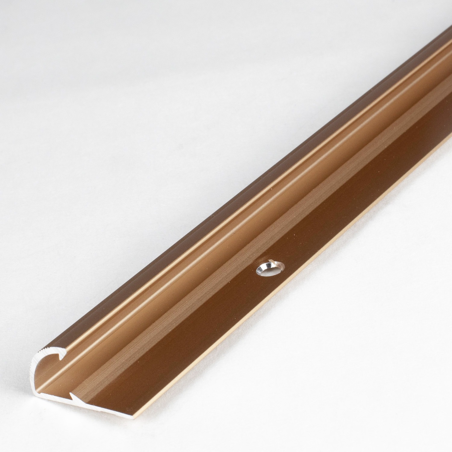 Profilé à emboîter pour sol stratifié H 7.5 mm | aluminium anodisé | à visser