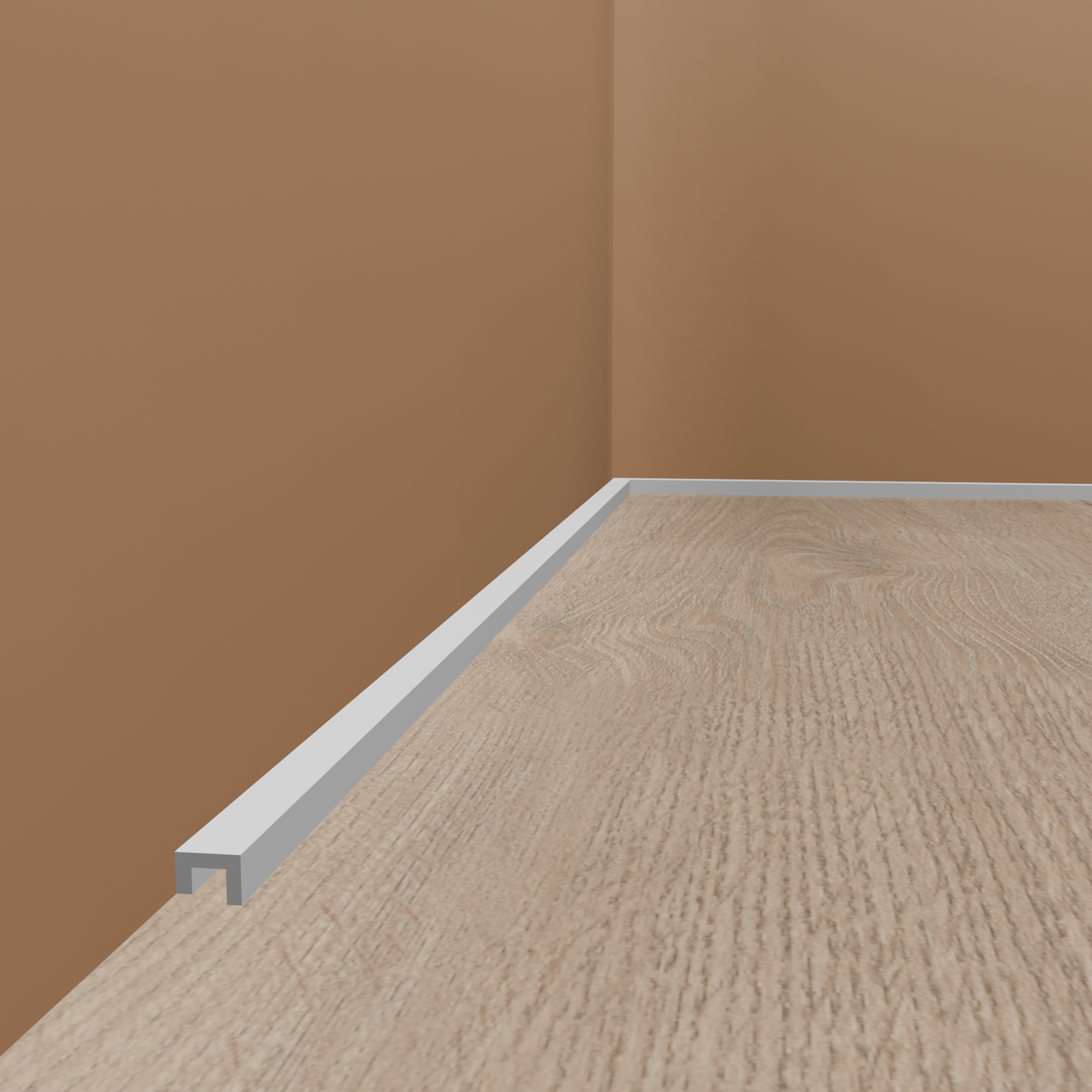 PROVISTON | Plinthe "RM021" en polystyrène PolyForce | 25 x 20 x 2000mm Blanc |Plinthe Cache fils