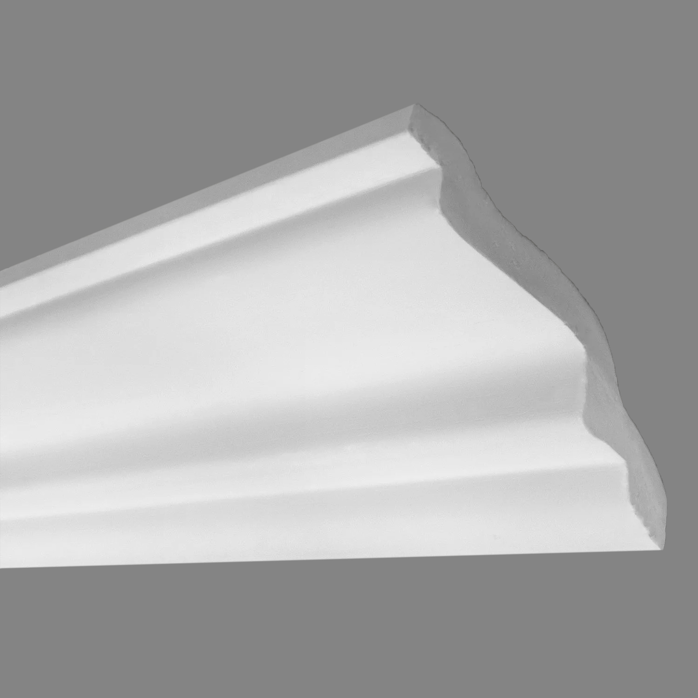 PROVISTON | Gipsleiste Reutlingen | Echter Gipsstuck | 80 x 80 x 1180 mm | Stuckleisten aus Gips