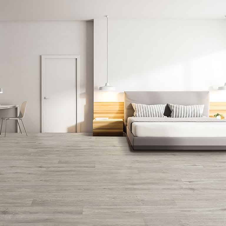 Check comfort Sol vinyle PVC 2505 Rahden 1220 x 229 x 6.5 mm Vinyle clipsable Chêne clair