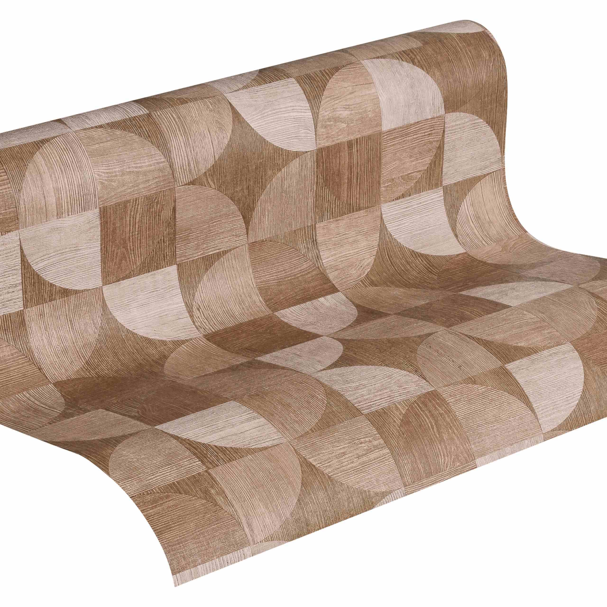 A.S. Creation Metropolitan Stories | 369134 | papier peint bois intissé | 0.53 m x 10.05 m | marron