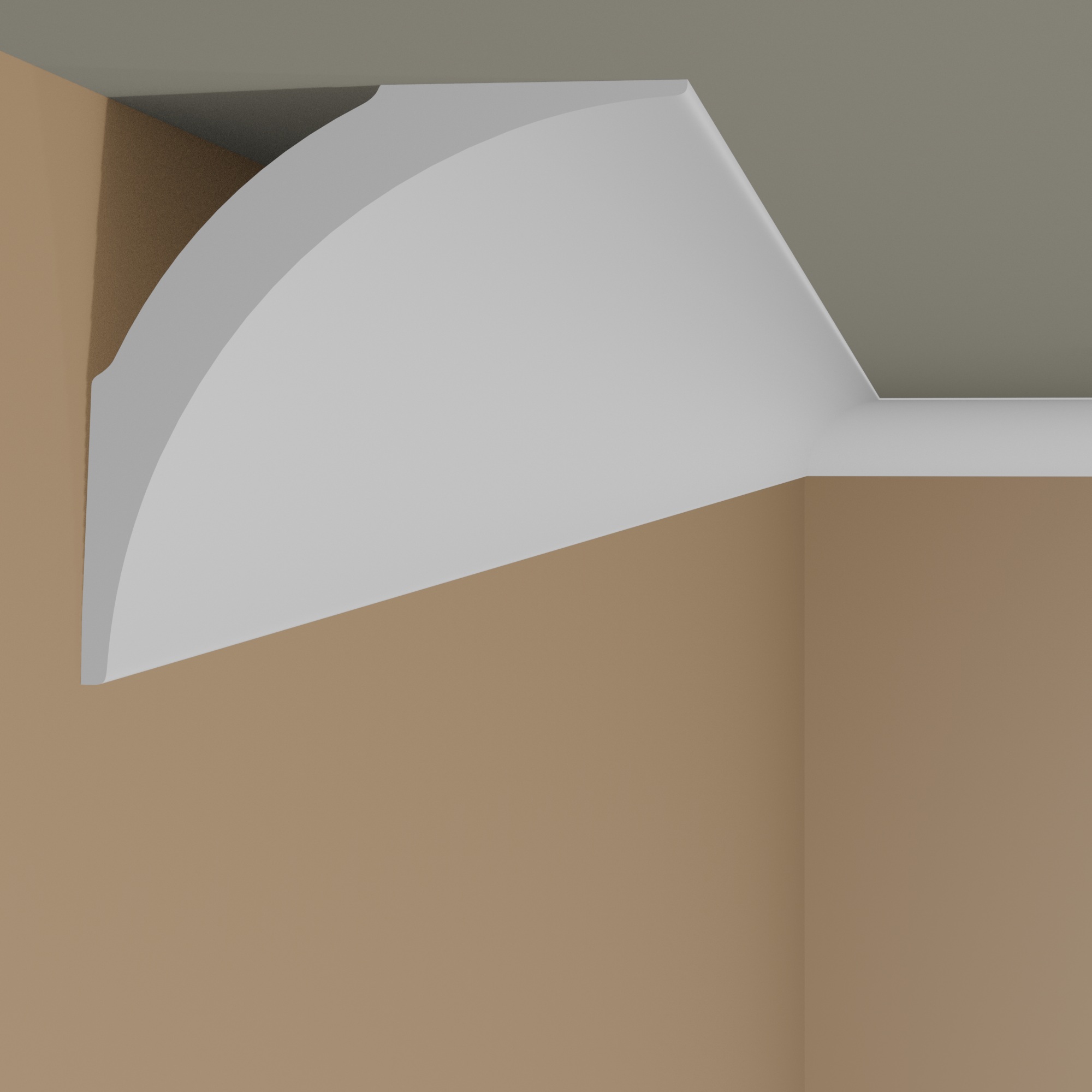 Moulure de plafond classique NMC NOMASTYL PURE NE4 100 x 100 mm polystyrène léger blanc