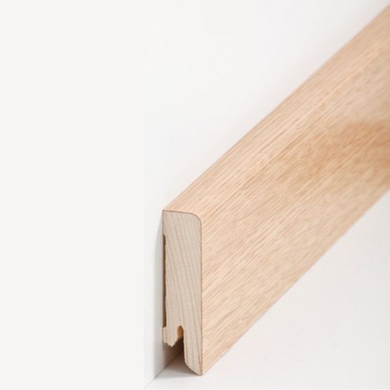Plinthes "Lübeck" en placage en bois 16 x 60 x 2500 mm Chêne Moderne PROVISTON