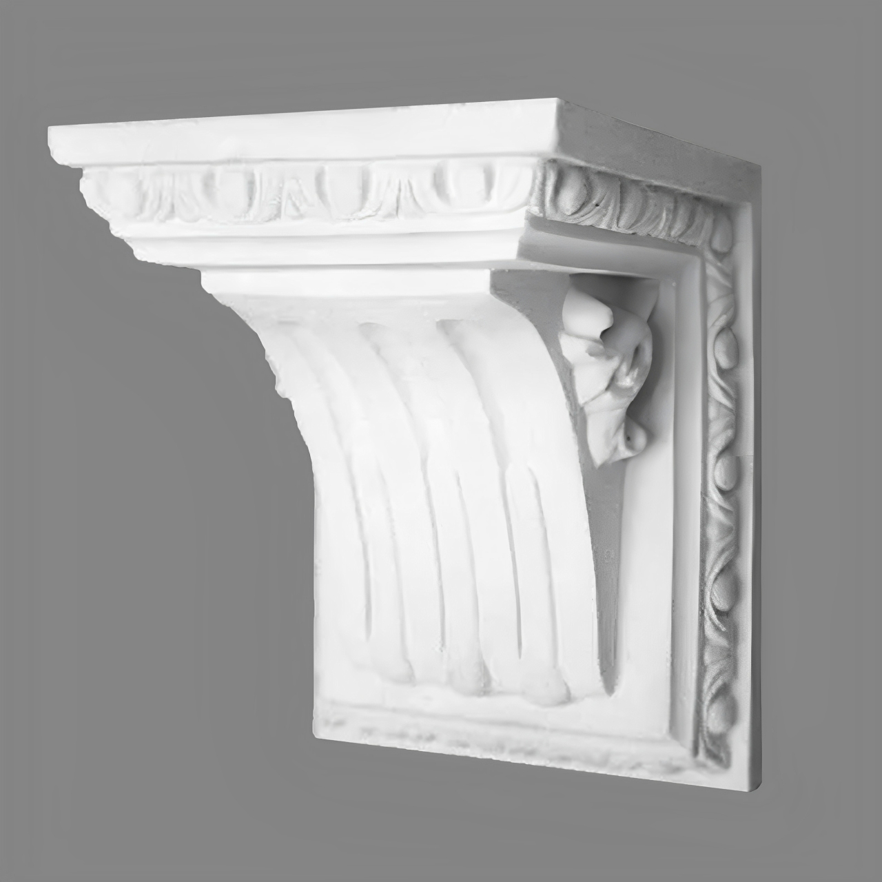 PROVISTON Console en plâtre Belleville Véritable stuc plâtre 220 x 270 mm Console en stuc plâtre