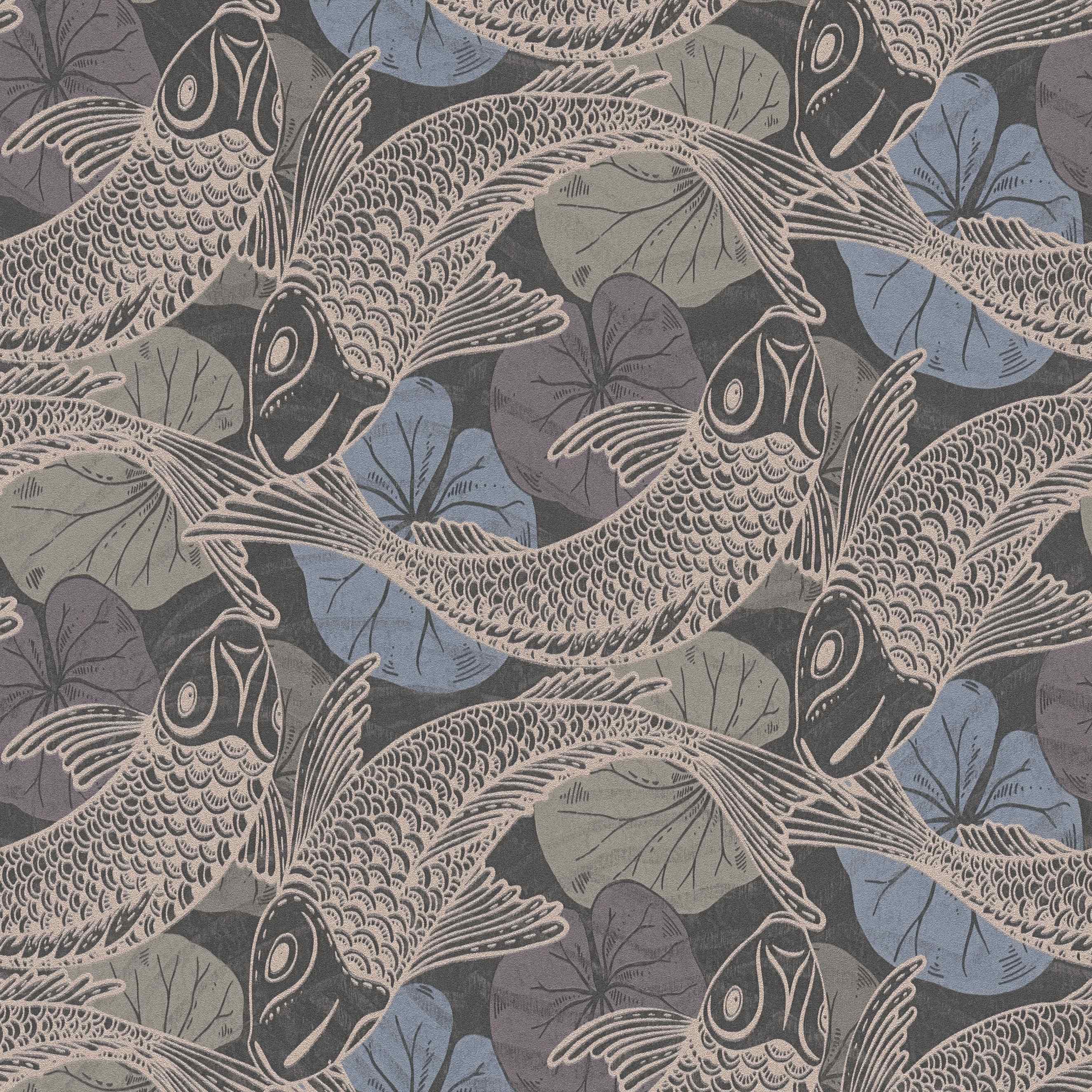 A.S. Creation Metropolitan Stories 2 | 378594 | papier peint intissé nature | bleu