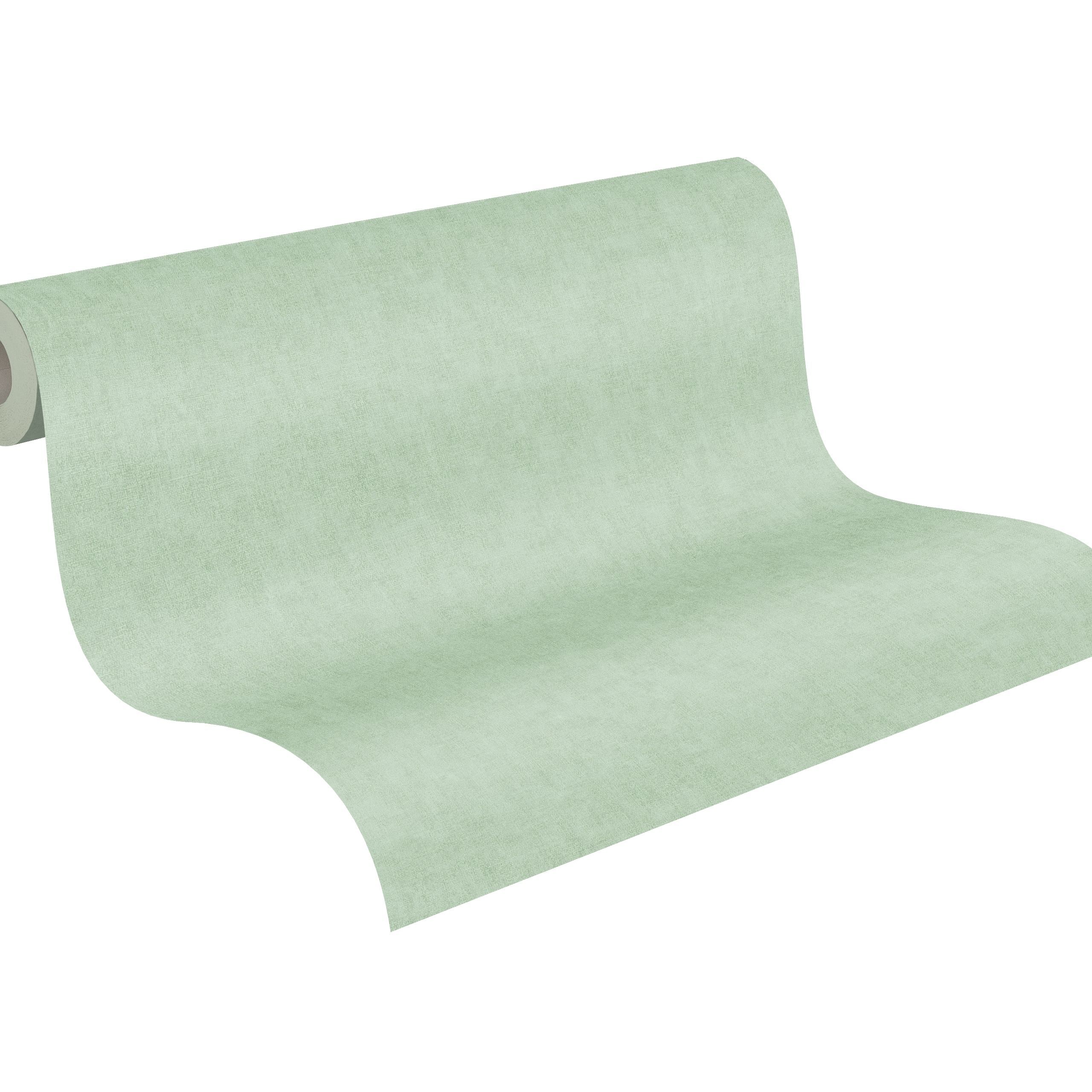 A.S. Creation Geo Nordic | 375359 | papier peint intissé uni | 0.53 m x 10.05 m | vert