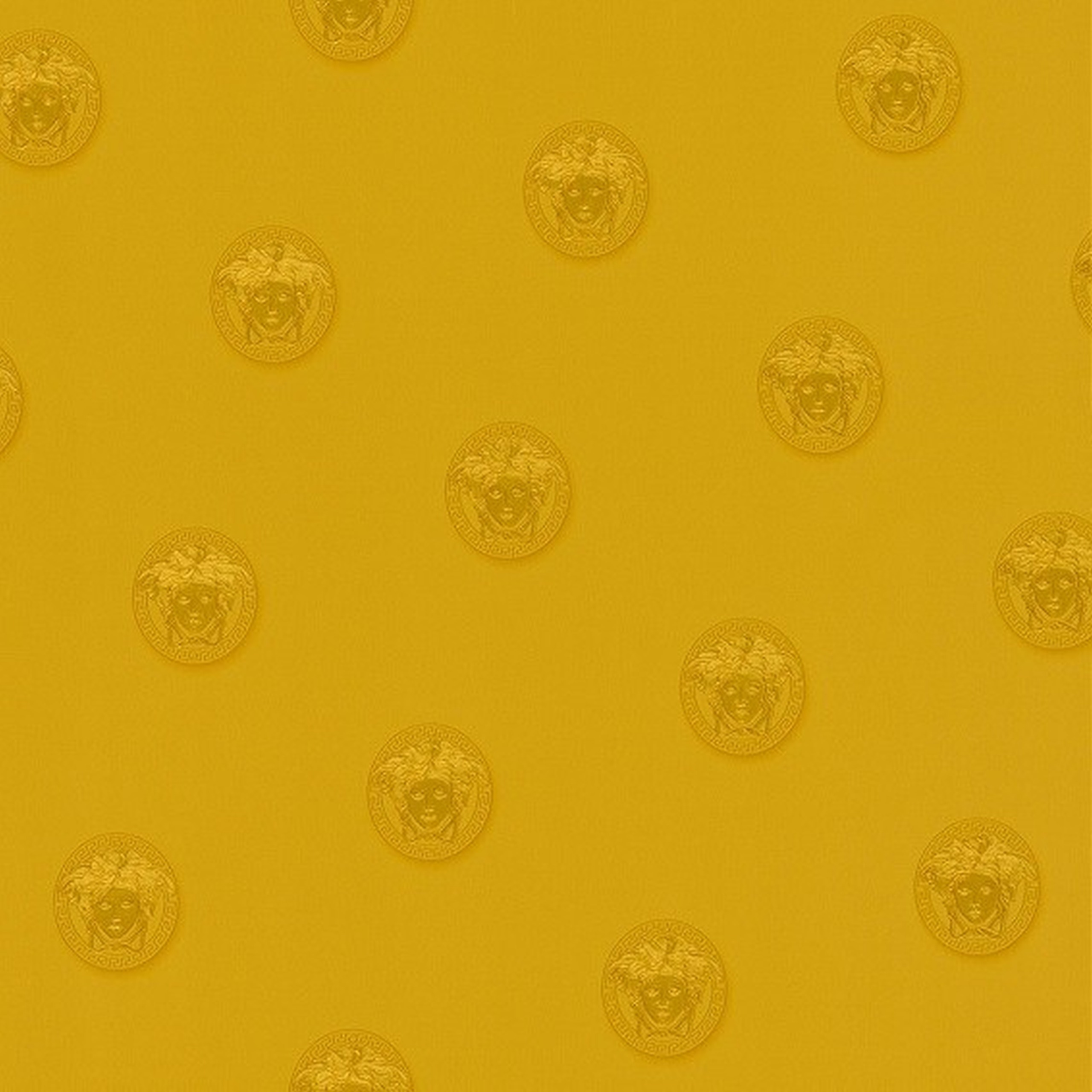A.S. Creation Versace 3 | 348624 | papier peint intissé vintage | 0.70 m x 10.05 m | jaune