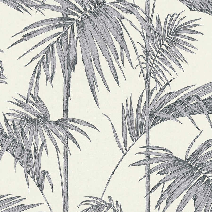 A.S. Creation Metropolitan Stories | 369192 | papier peint intissé floral | 0.53 m x 10.05 m | gris