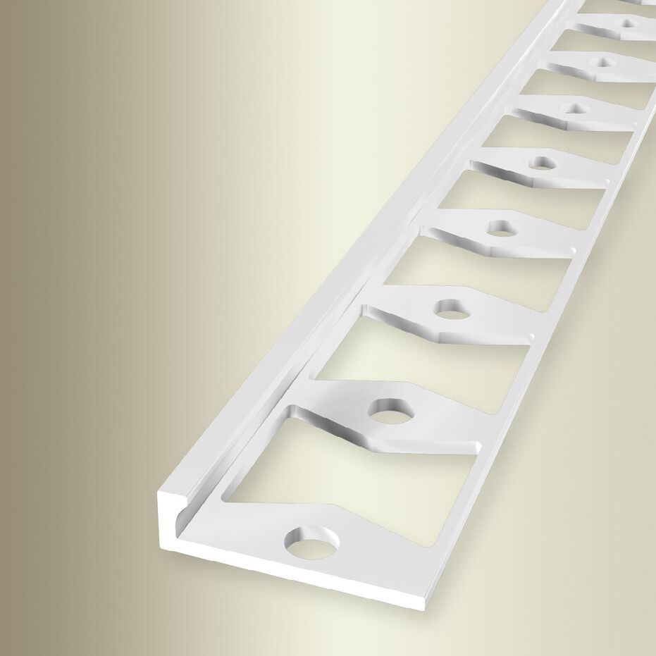 Profilé de finition | Largeur:21 mm | H:2 mm | Longueur:2500 mm | Aluminium | Barre d'arrêt