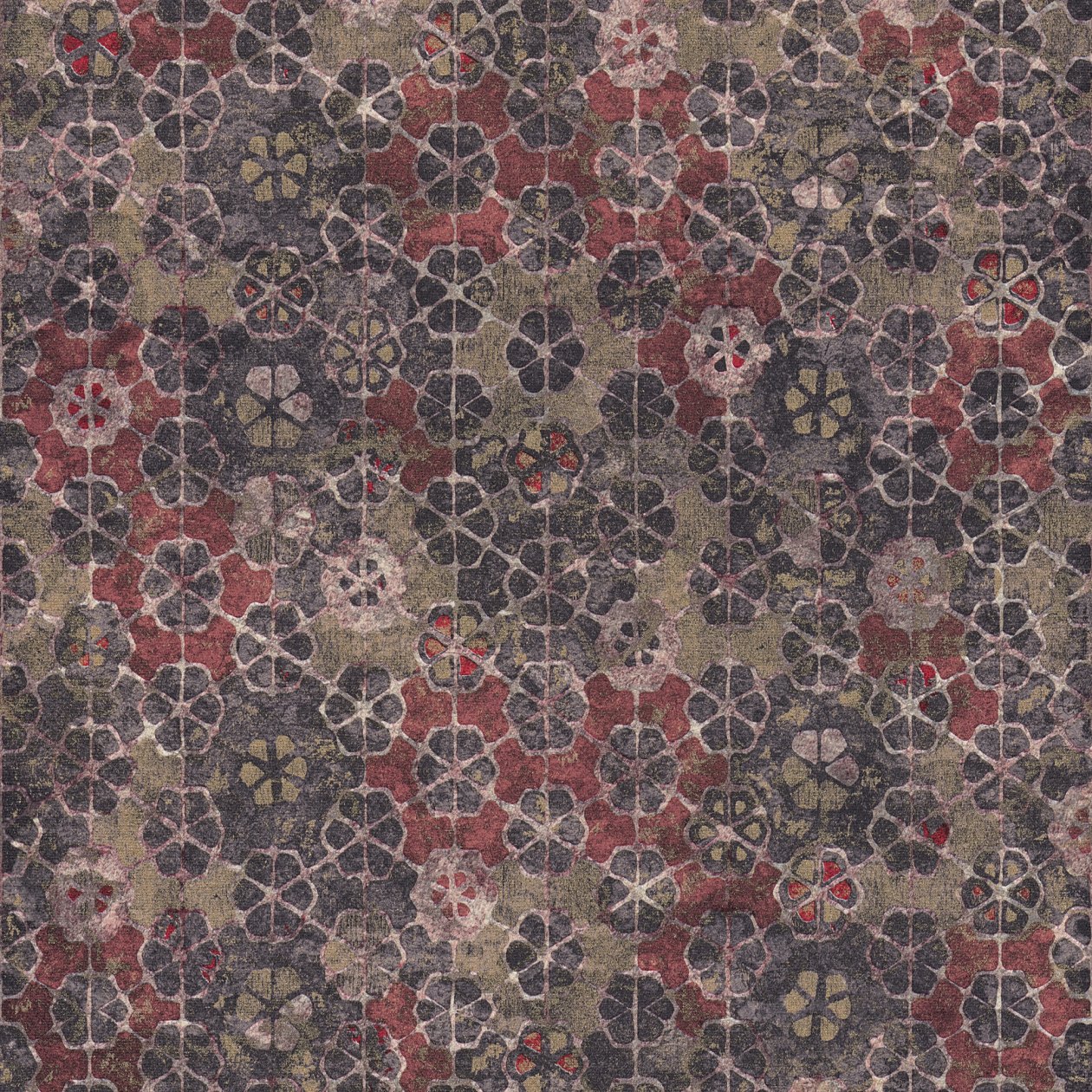 A.S. Creation New Walls | 373913 | papier peint intissé floral | 0.53 m x 10.05 m | rouge
