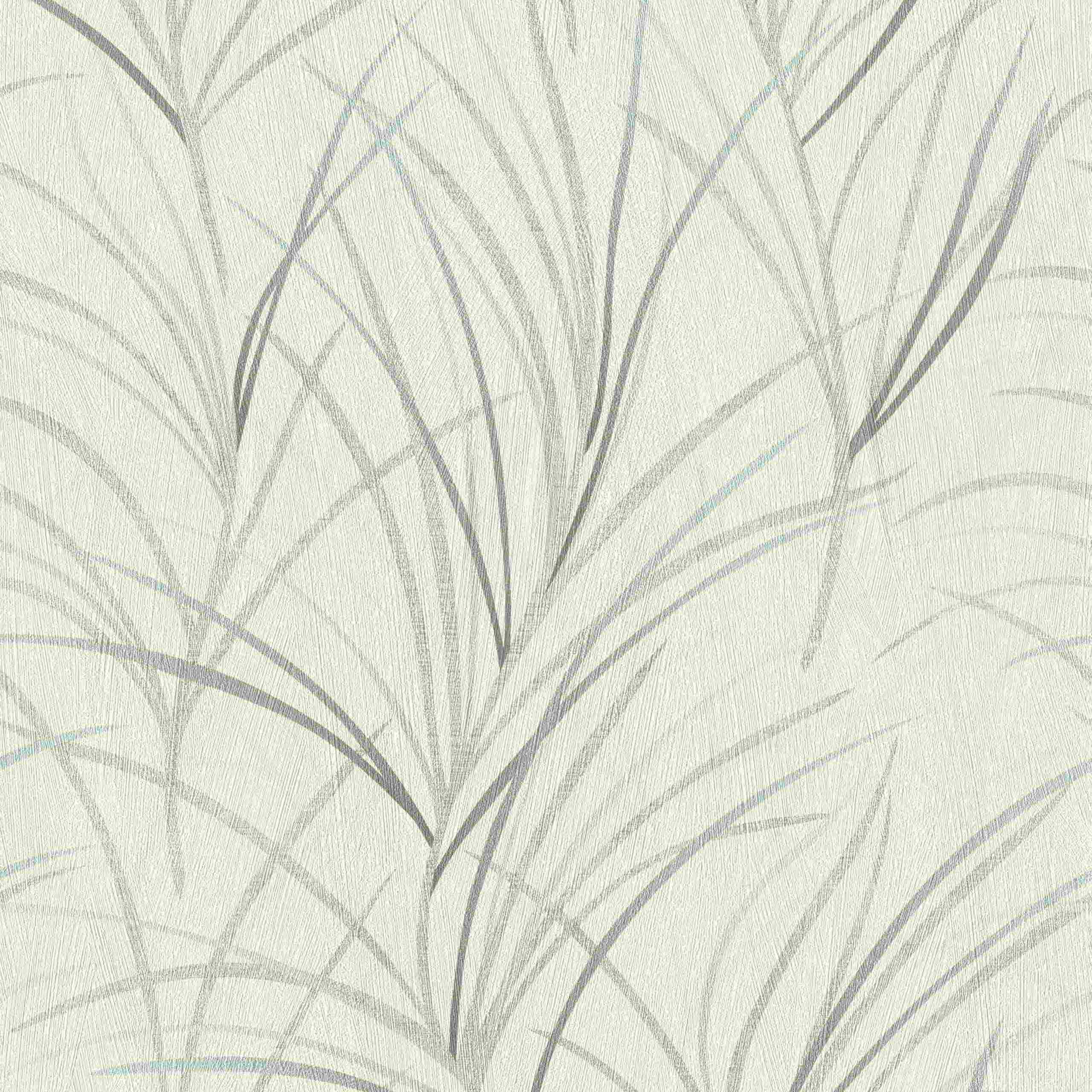 Rasch #ROCKNROLLE | 540659 | papier peint intissé floral | 0.53 m x 10.05 m | beige