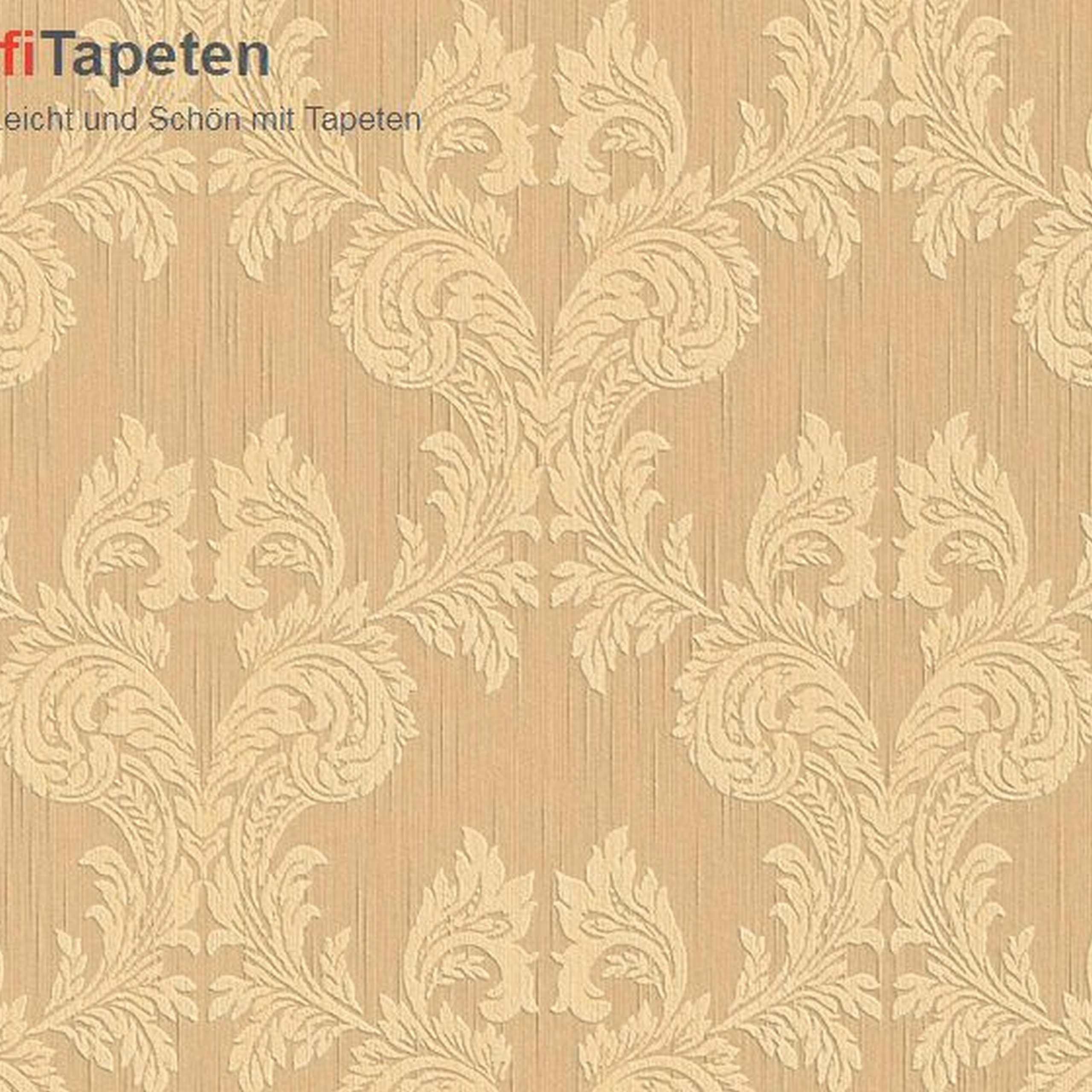 A.S. Creation Tessuto | 956303 | papier peint intissé baroque | 0.53 m x 10.05 m | beige